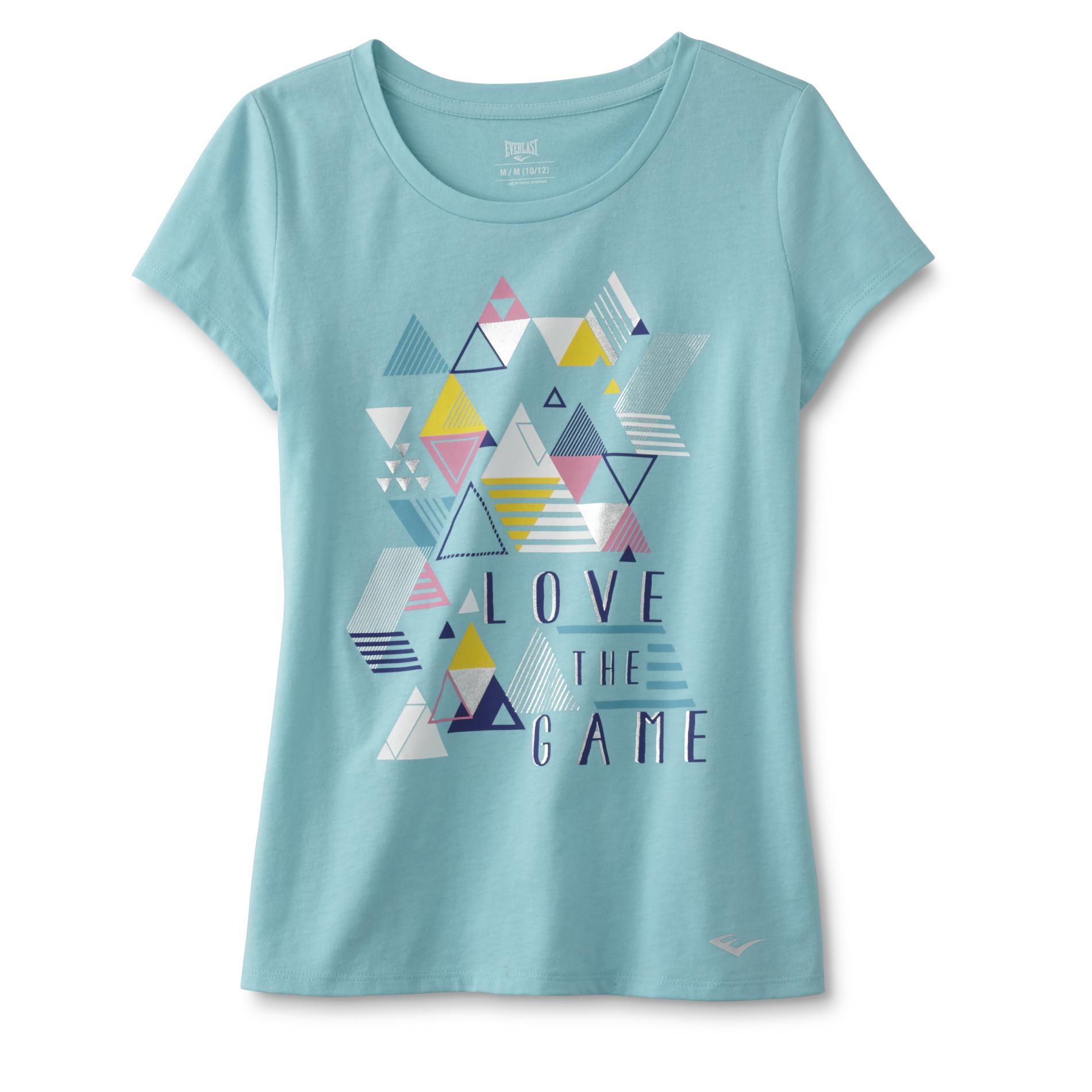 Everlast&reg; Girls' Graphic Athletic T-Shirt - Love The Game