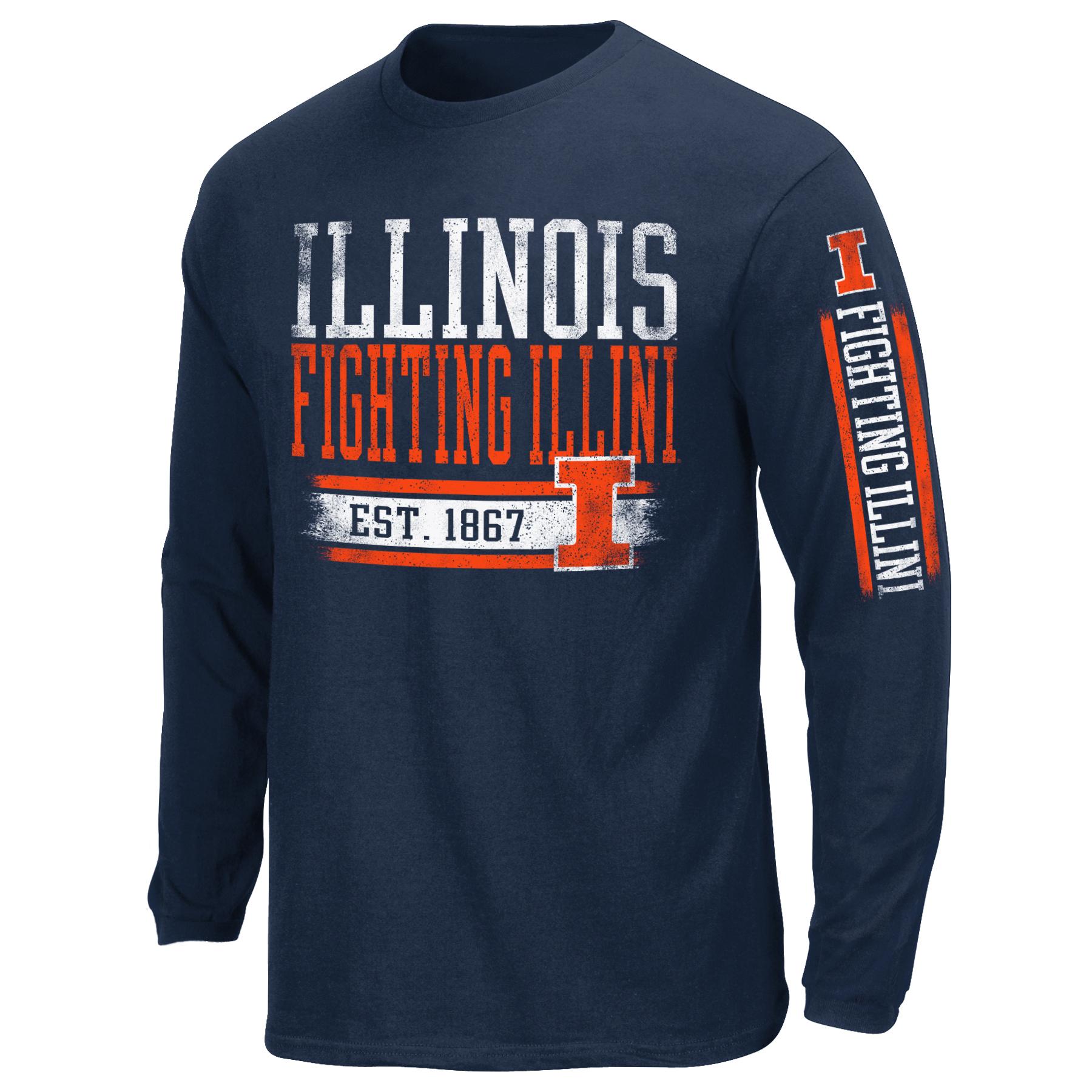 NCAA Men's Long-Sleeve T-Shirt - Illinois Fighting Illini