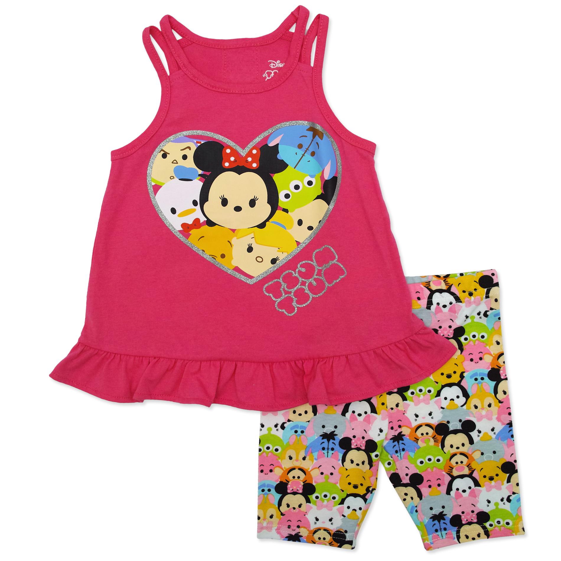 Disney Tsum Tsum Toddler Girls' Tank Top & Shorts