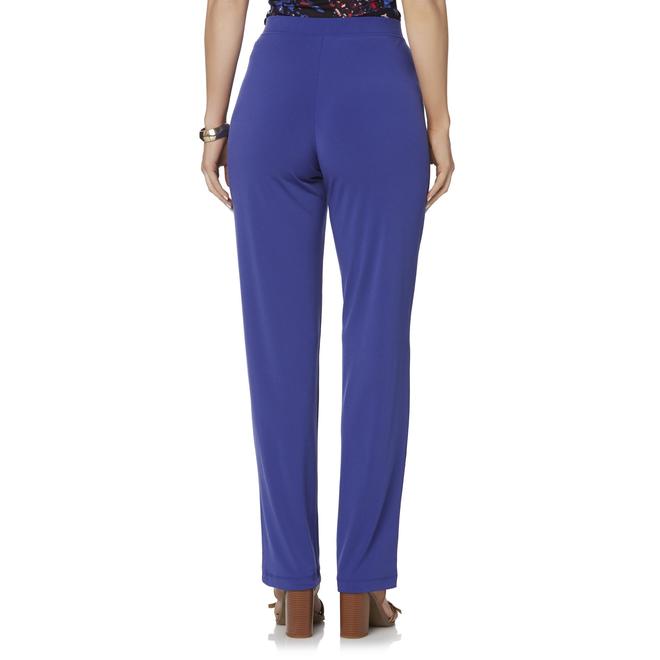 Jaclyn Smith Women's Microfiber Pants