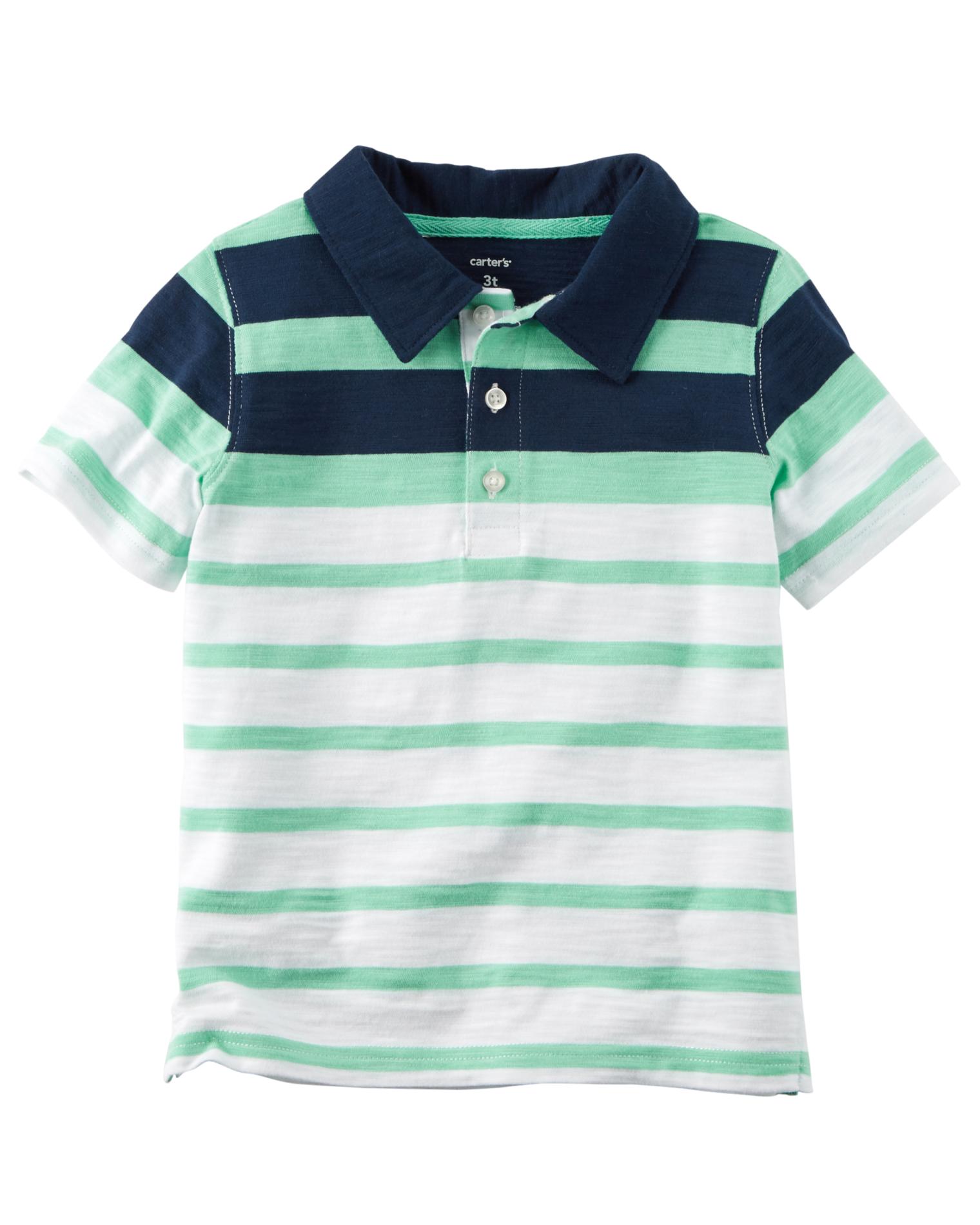 Carter's Toddler Boys' Polo Shirt - Striped - Sears