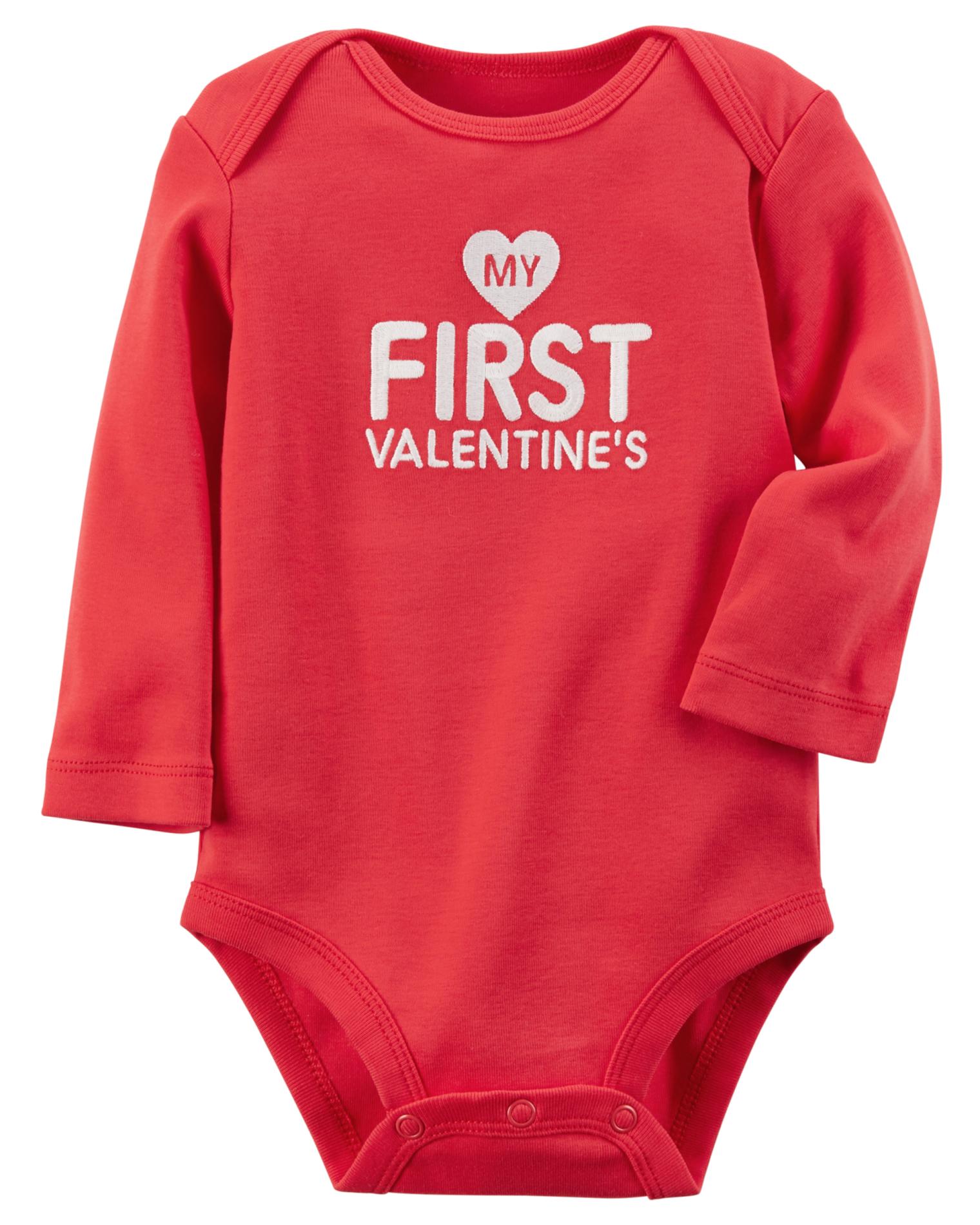 Carter's Newborn & Infants' Bodysuit - First Valentine's