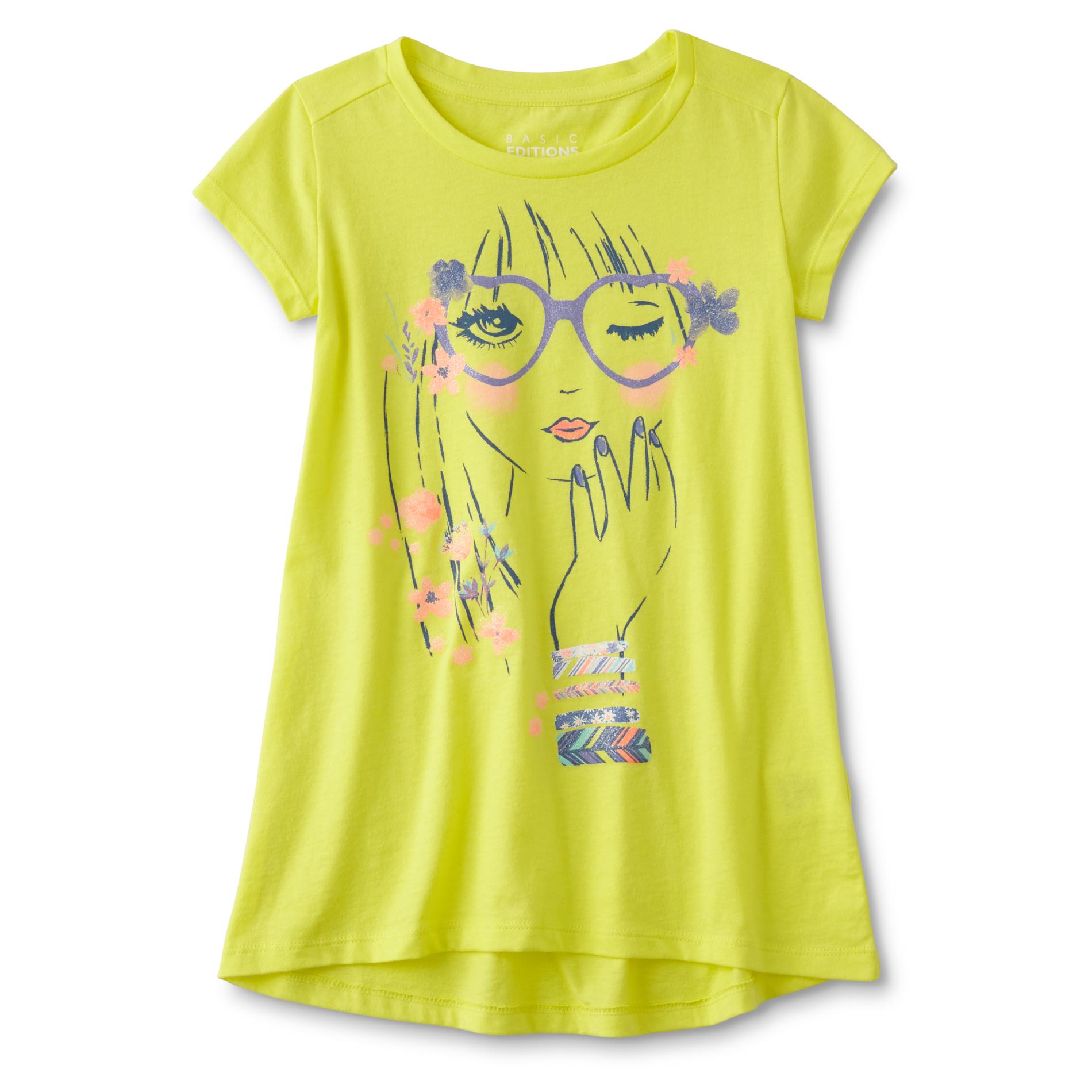 Basic Editions Girls' Graphic T-Shirt - Bracelet Girl