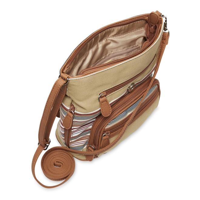 MultiSac Women's Convertible 3in1 Handbag Striped