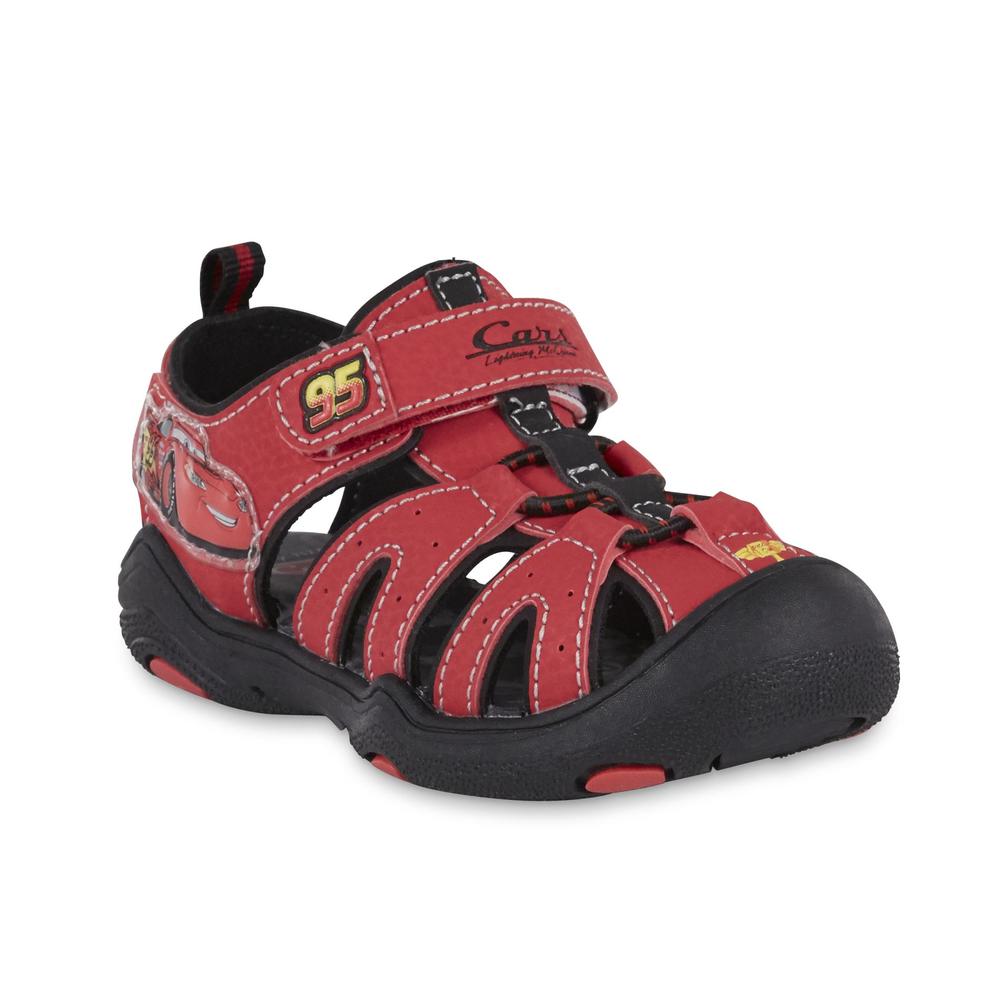 Disney Cars Baby Boys' Red Light-Up Sport Sandal