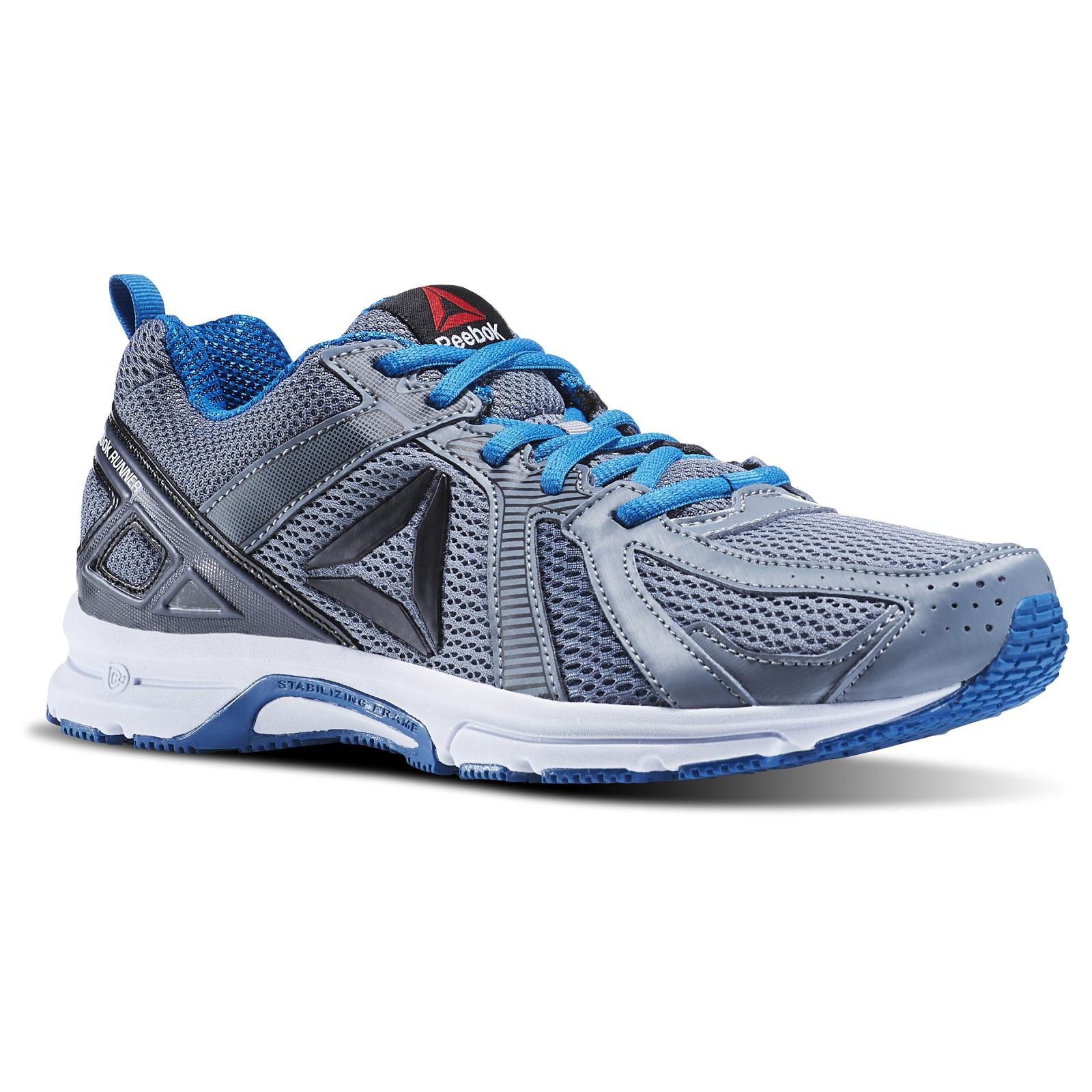Reebok Men #39 s Memory Tech Athletic Shoe Gray/Blue Reebok Men #39 s Memory Tech Athletic Shoe Gray/Blue