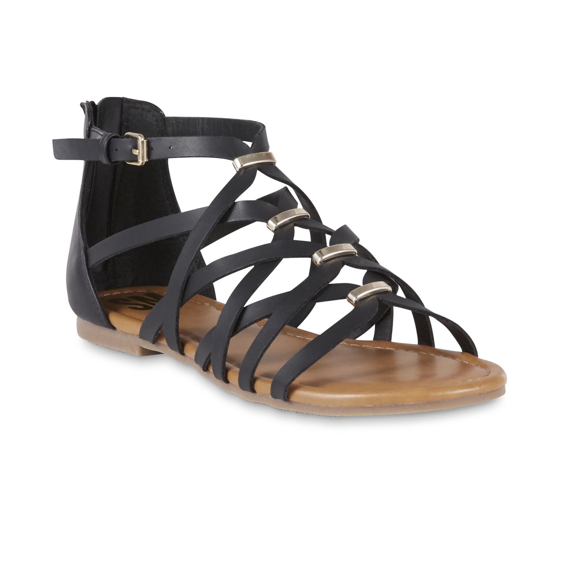 SM Women's Michelle Gladiator Sandal - Black