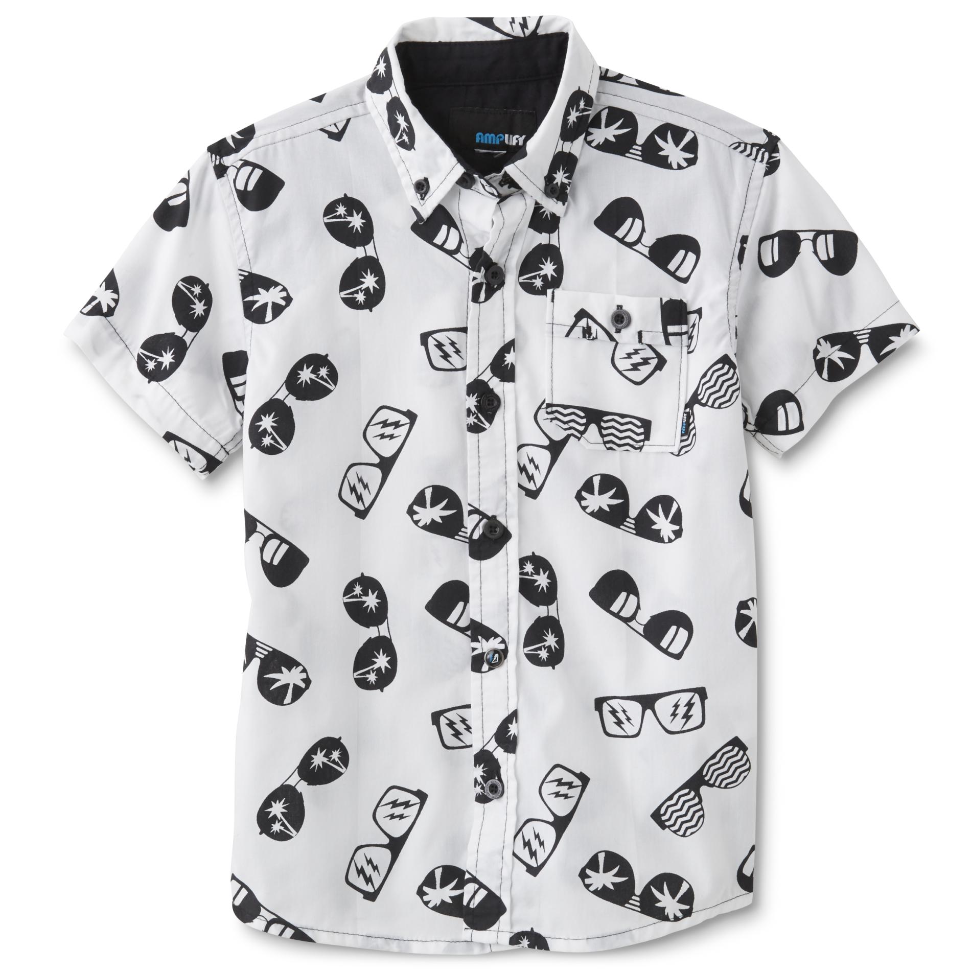 Amplify Boys' Button-Front Shirt - Sunglasses