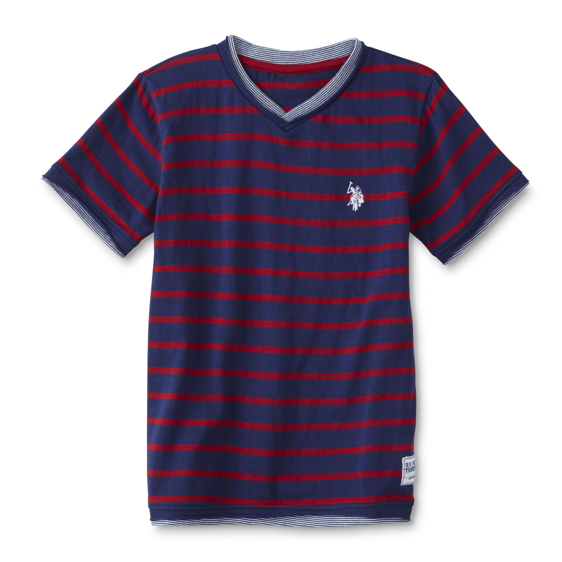 U.S. Polo Assn. Boys' Layered-Look T-Shirt - Striped