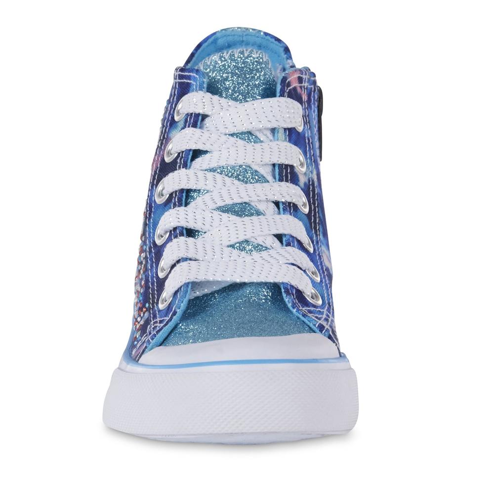 Piper Girls' Donna High-Top Blue Sneaker