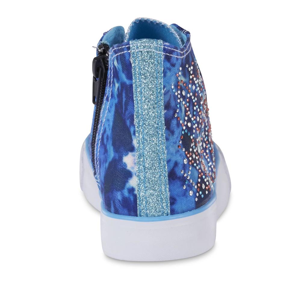 Piper Girls' Donna High-Top Blue Sneaker