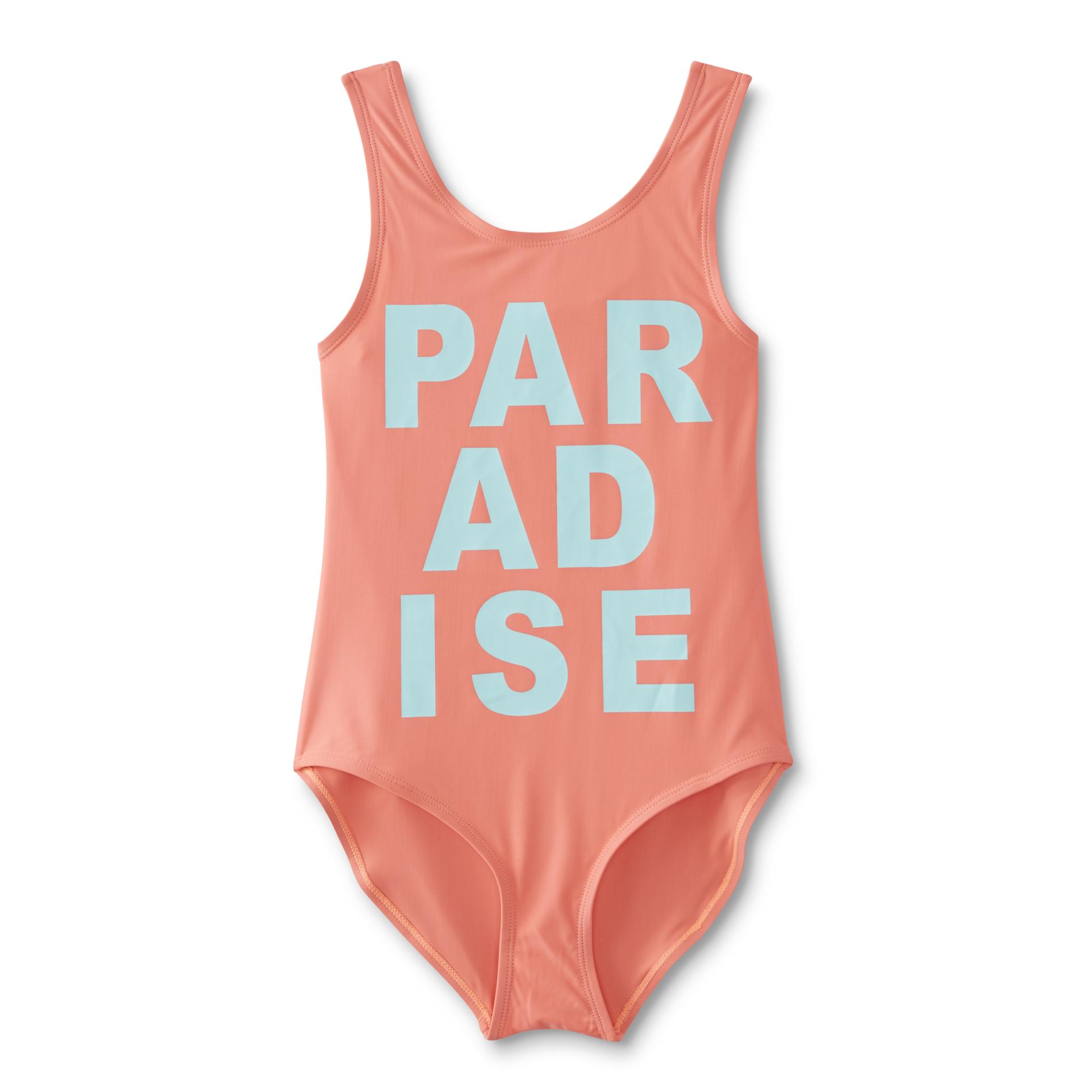 Simply Styled Girls' One-Piece Swimsuit - Paradise