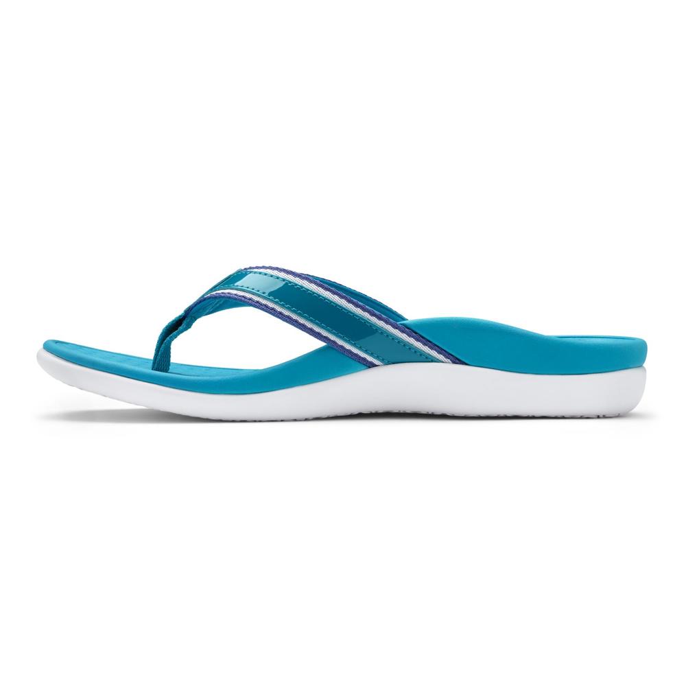 Vionic with Orthaheel Technology Women's Tide Sport Blue Sandal