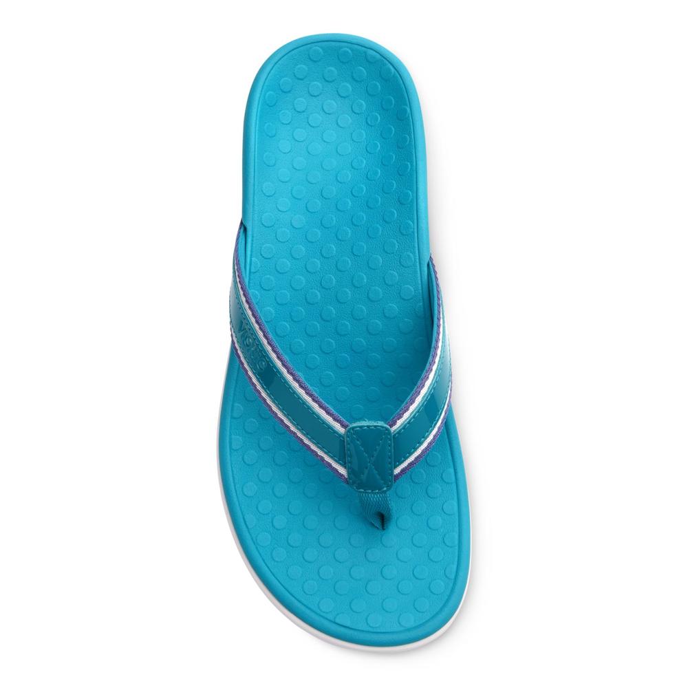 Vionic with Orthaheel Technology Women's Tide Sport Blue Sandal