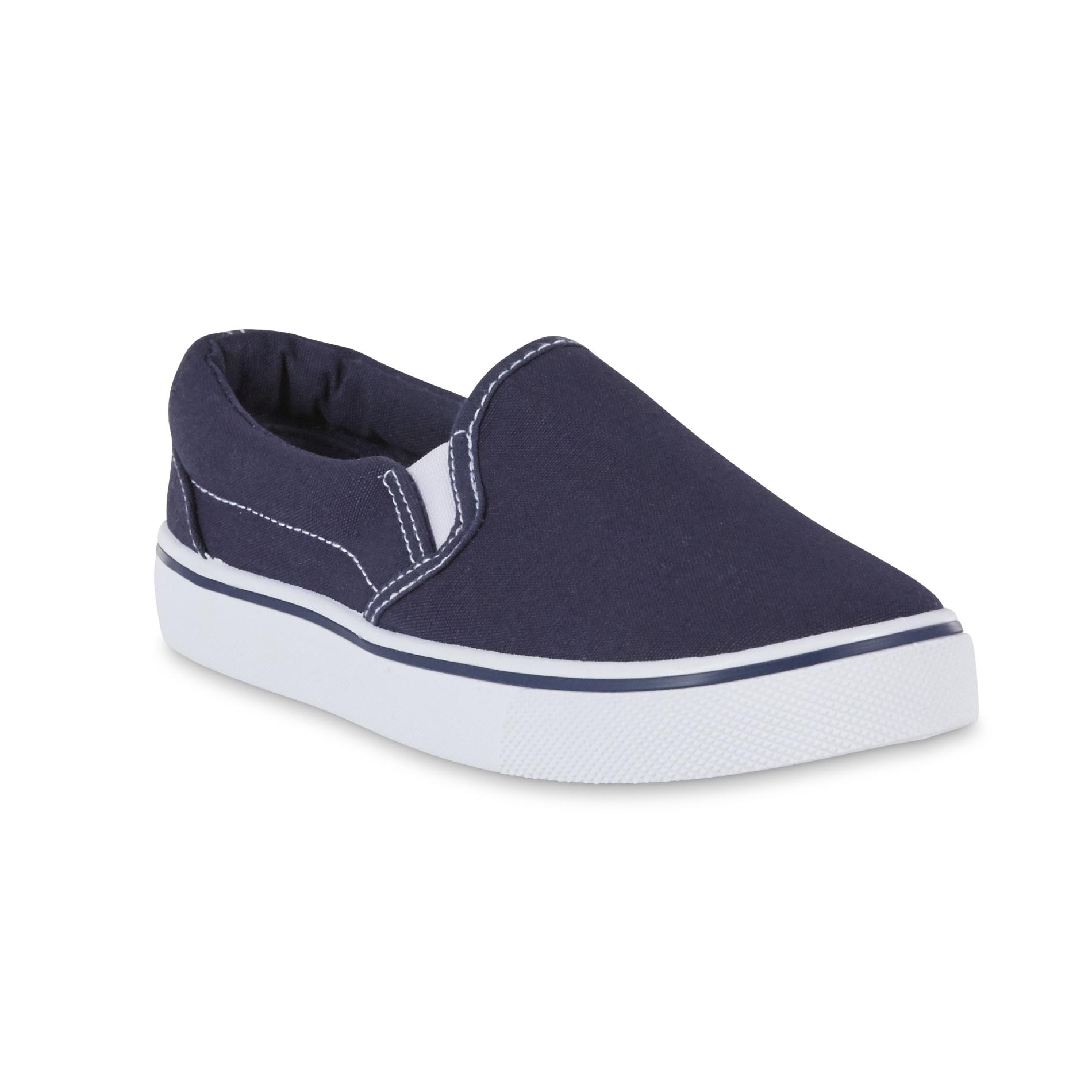 Basic Editions Boys' Relay Casual Blue Shoe, 1 - (Youth) Basic Editions Boys' Relay Casual Blue Shoe, 1 - (Youth)