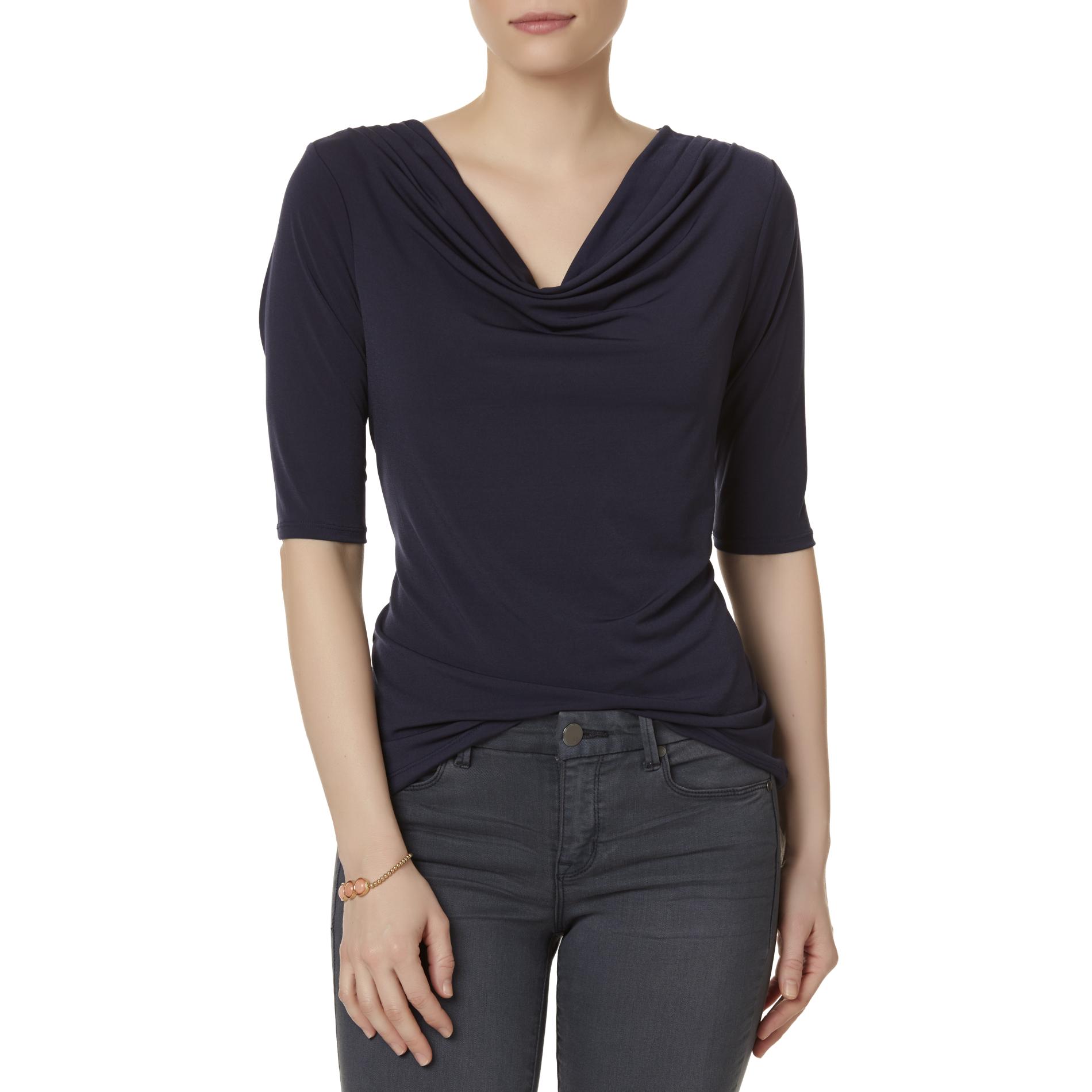 Simply Styled Women's Elbow Sleeve Top