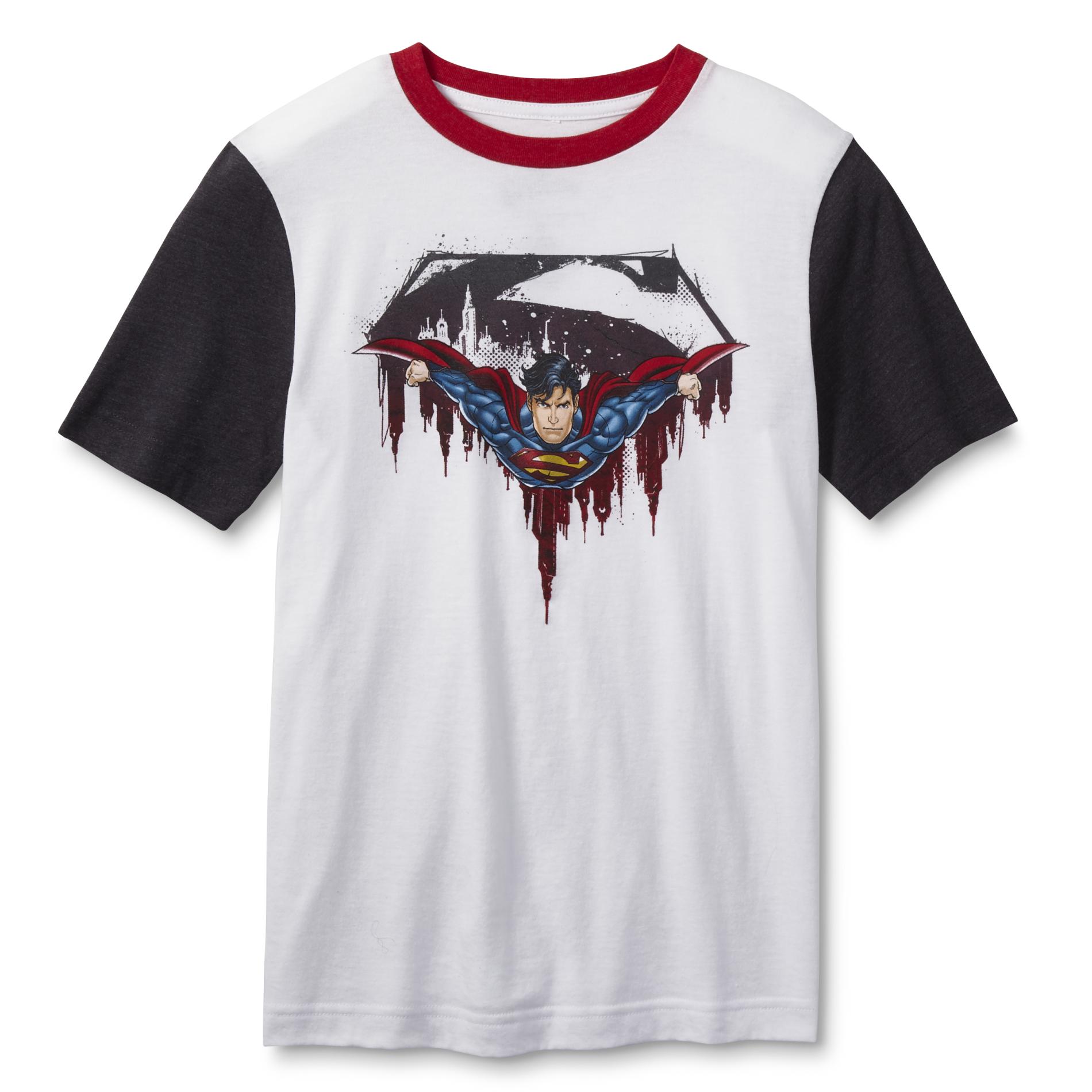 DC Comics Superman Boys' Graphic T-Shirt - Metropolis Skyline