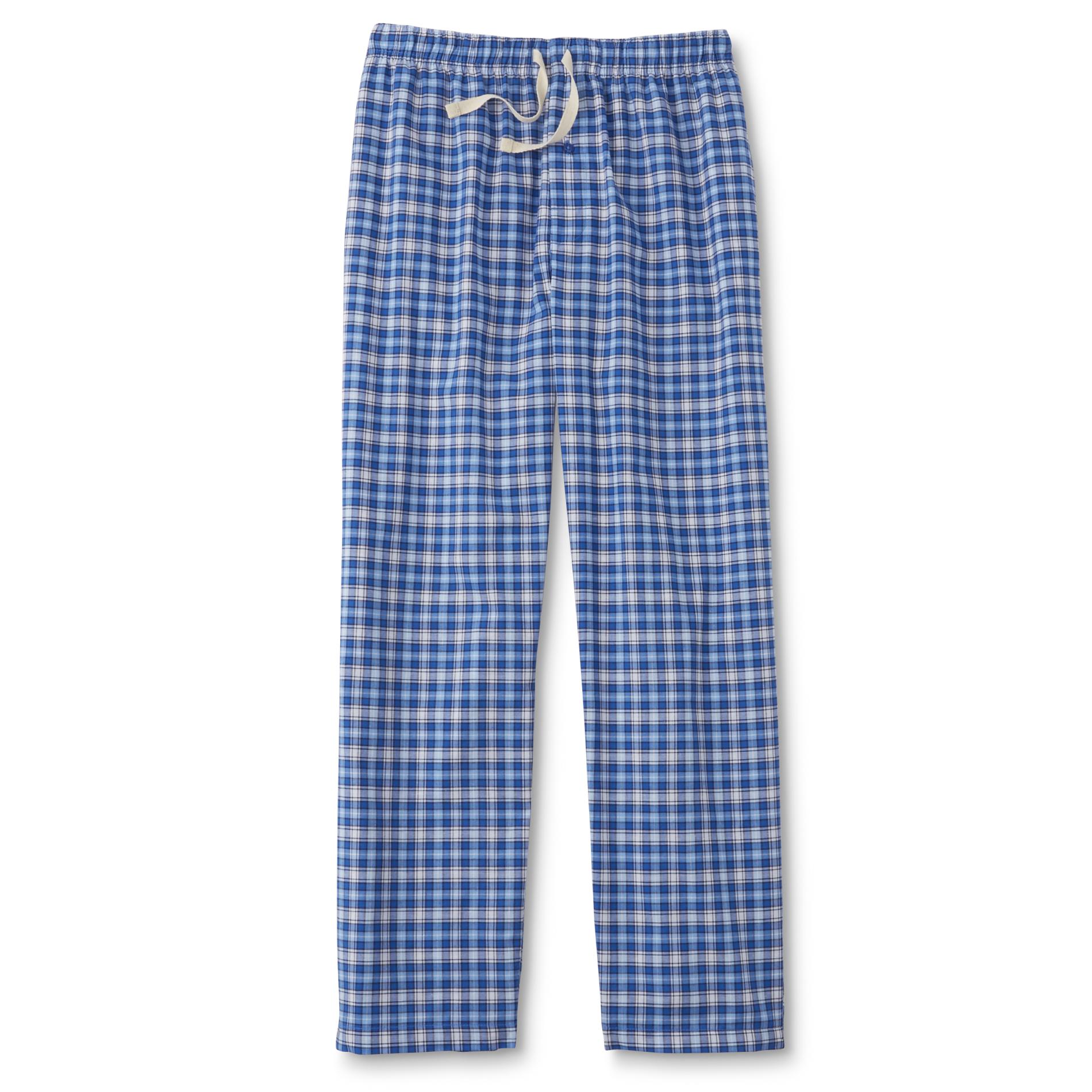 Basic Editions Men's Poplin Pajama Pants Shop Your Way Online