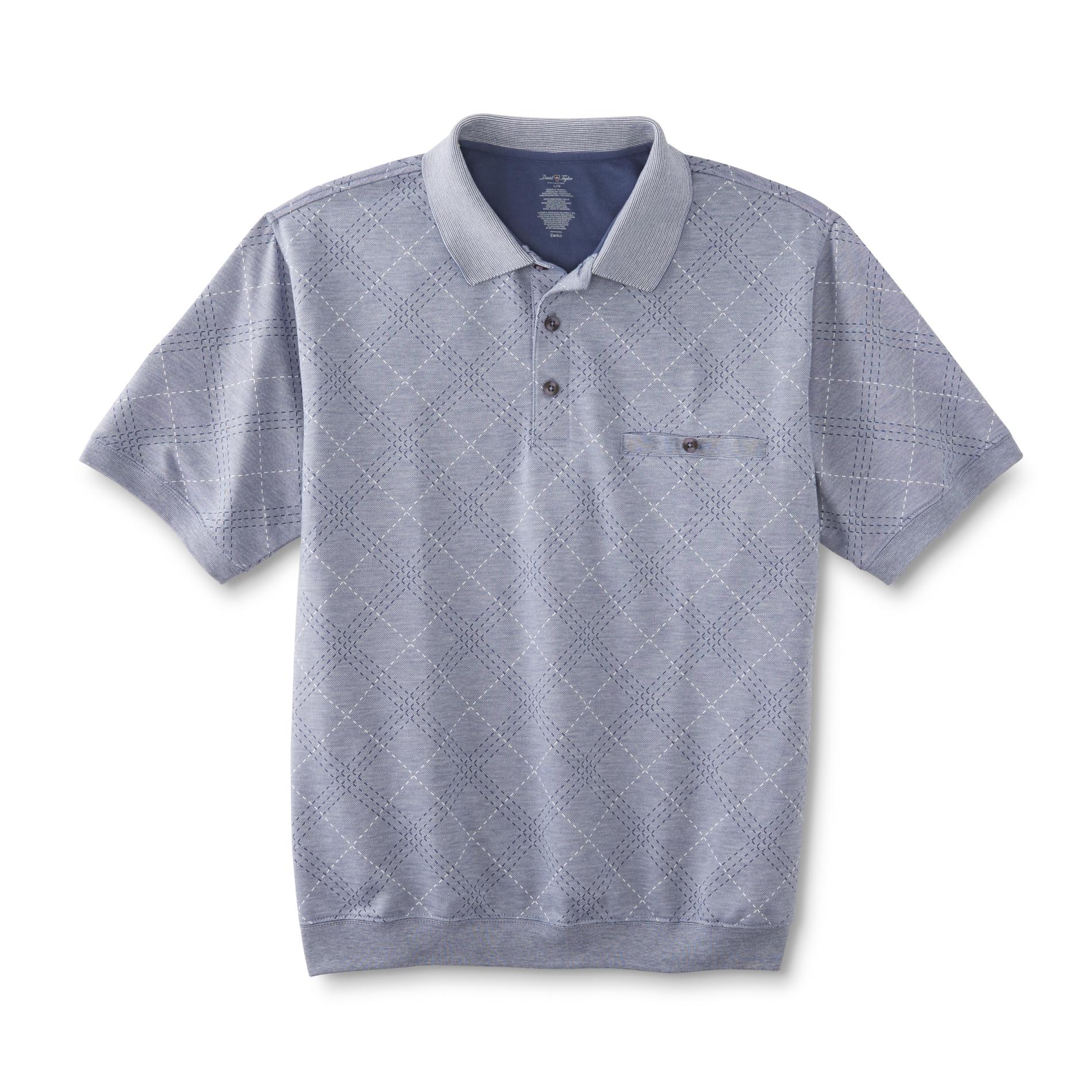David Taylor Collection Men's Polo Shirt - Argyle