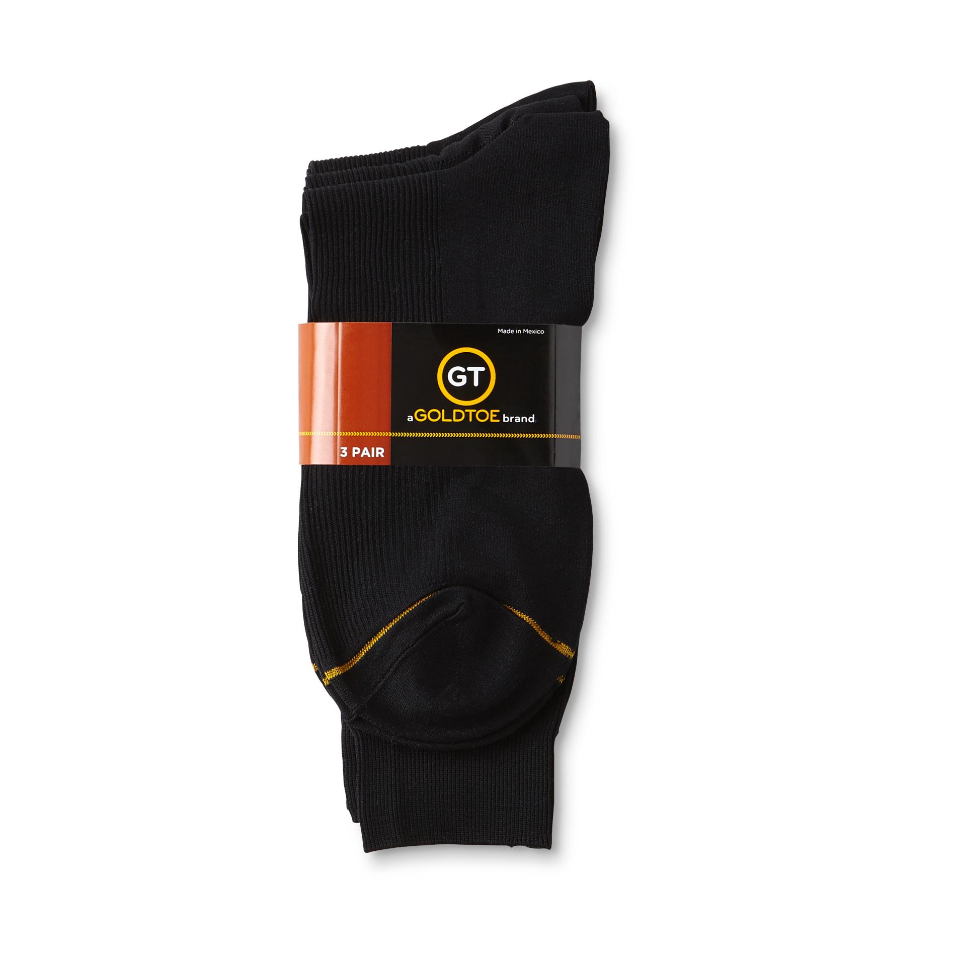 Gold Toe Men's 3-Pairs Crew Dress Socks, Size: One size, Yellow Gold Toe Men's 3-Pairs Crew Dress Socks, Size: One size, Yellow