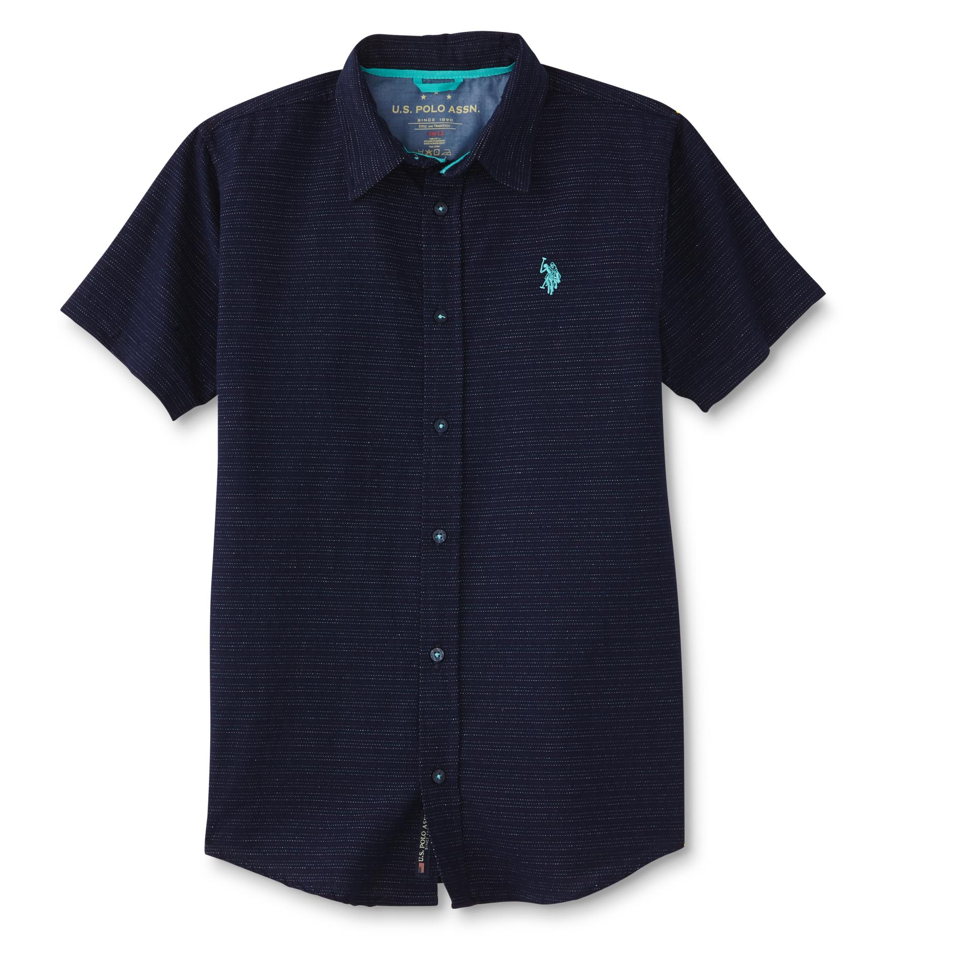 U.S. Polo Assn. Boys' Button-Front Shirt