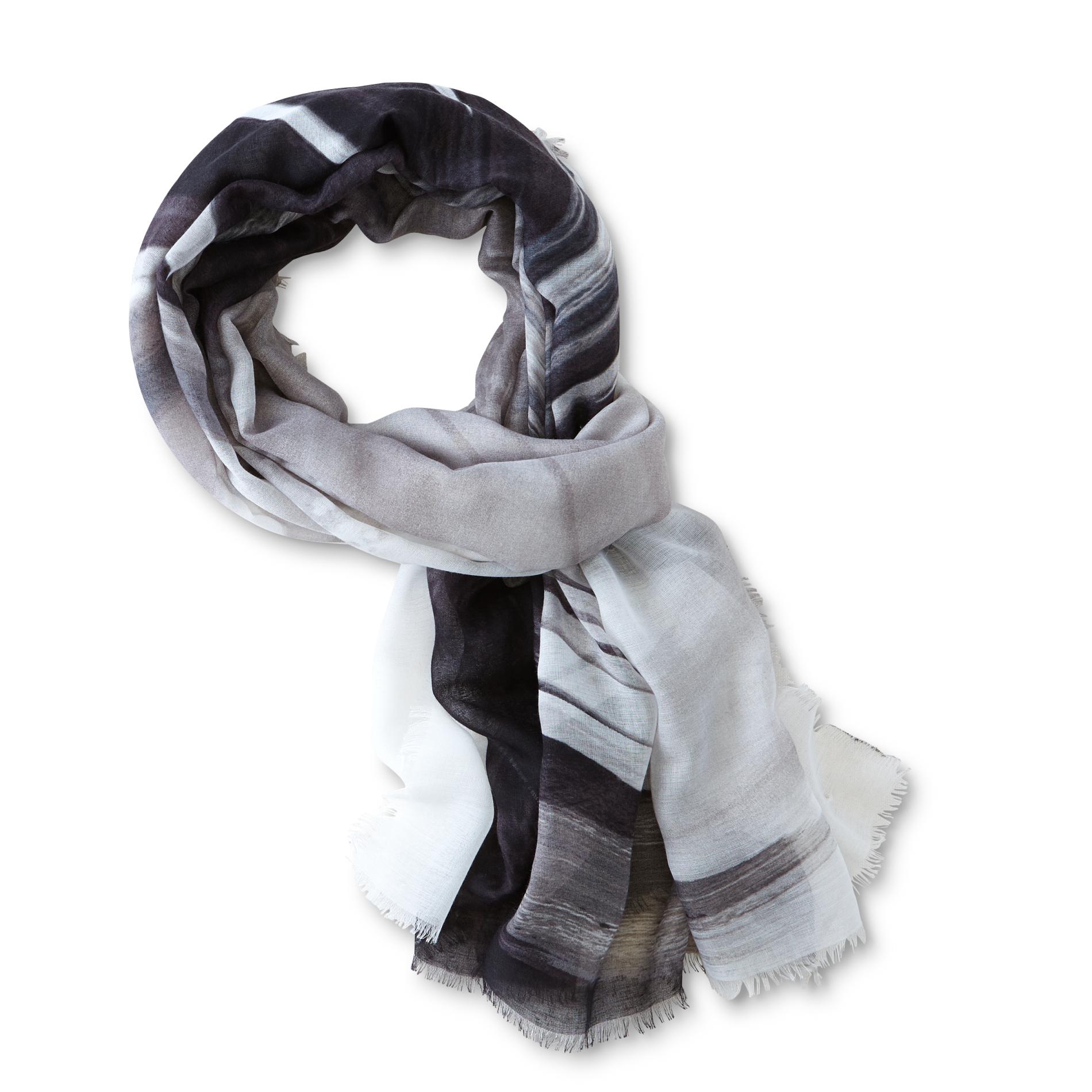 Women's Printed Fashion Scarf - Abstract