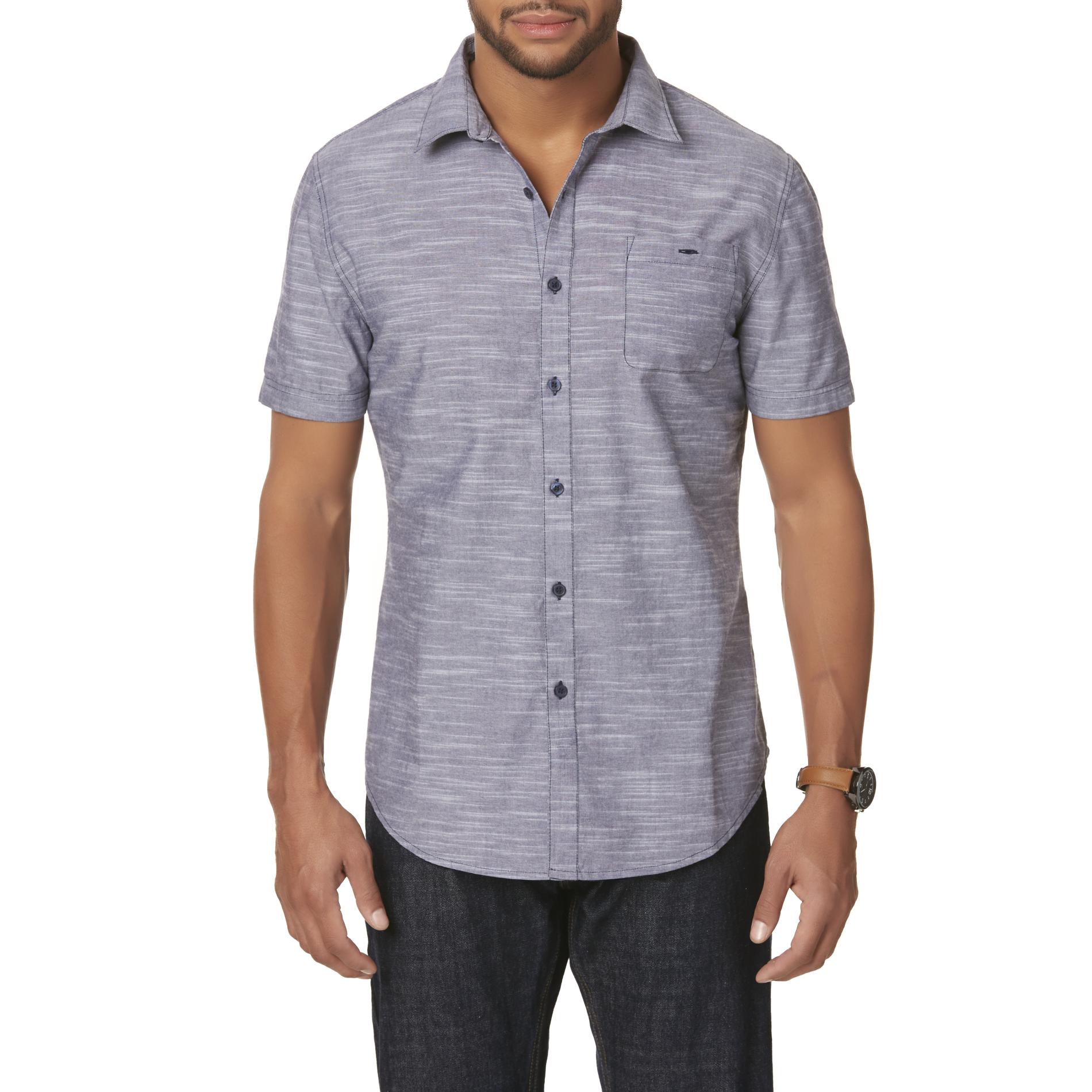 Structure Men's Short-Sleeve Button-Front Shirt