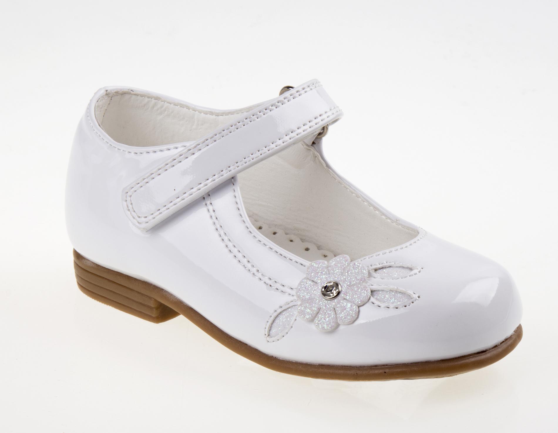 Laura Ashley Toddler Girls' Mary Jane Dress White Shoe