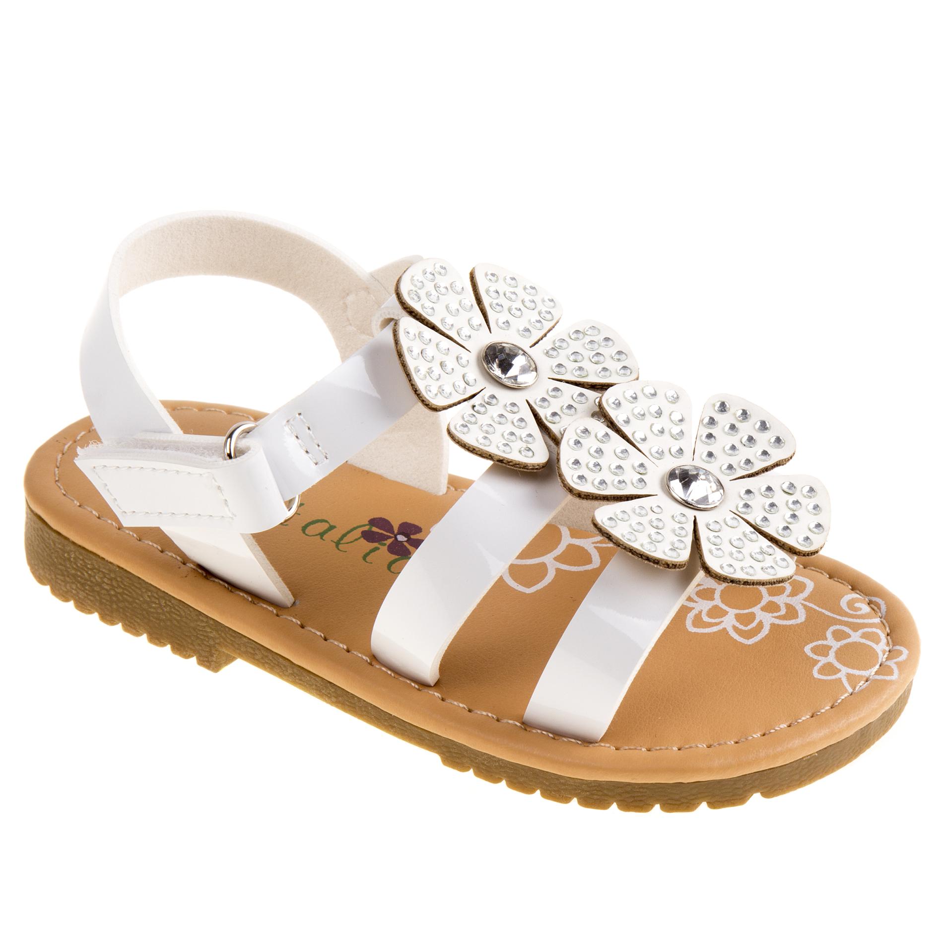 Petalia Toddler Girls' Sandal - White