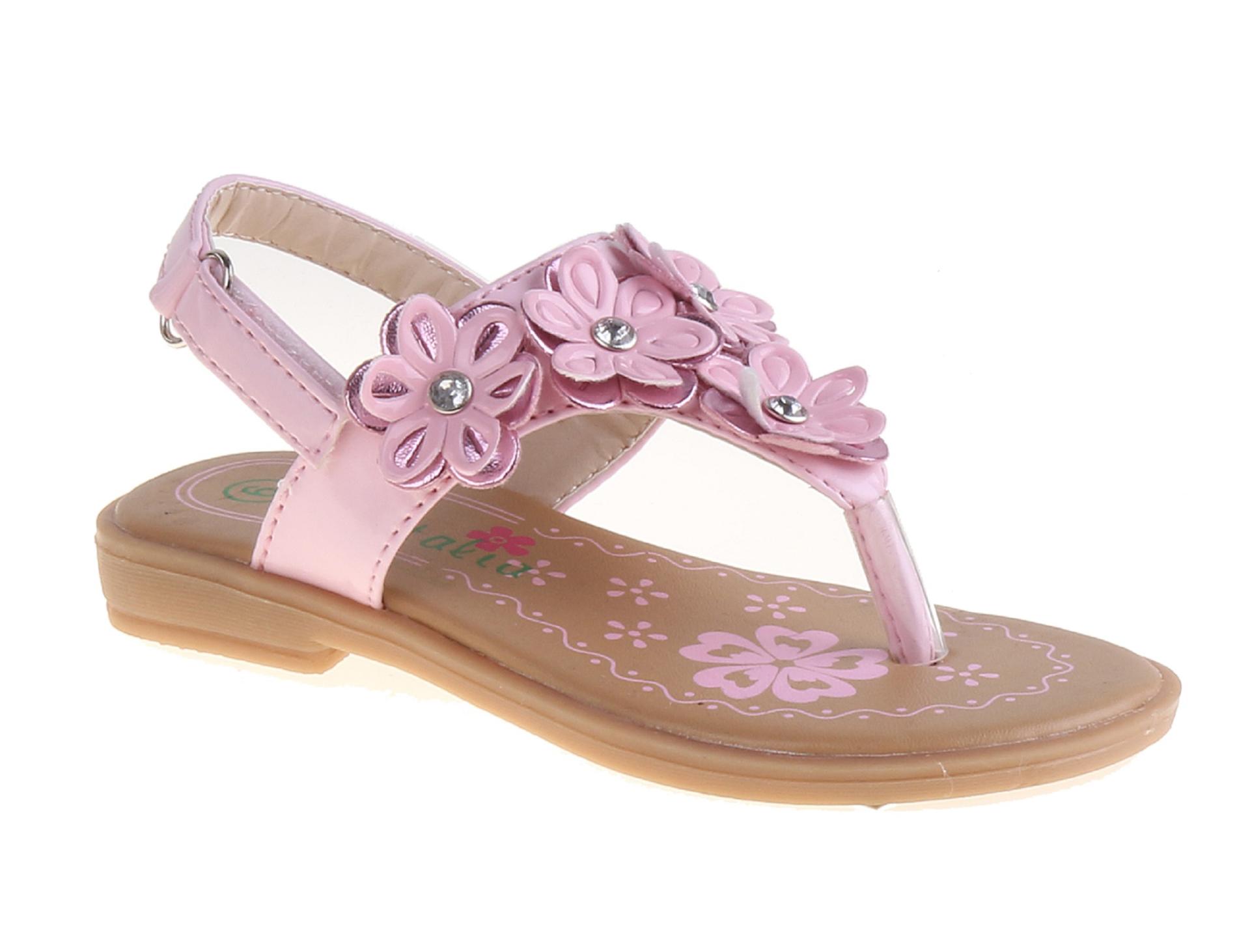 Petalia Toddler Girls' Thong Pink Sandal