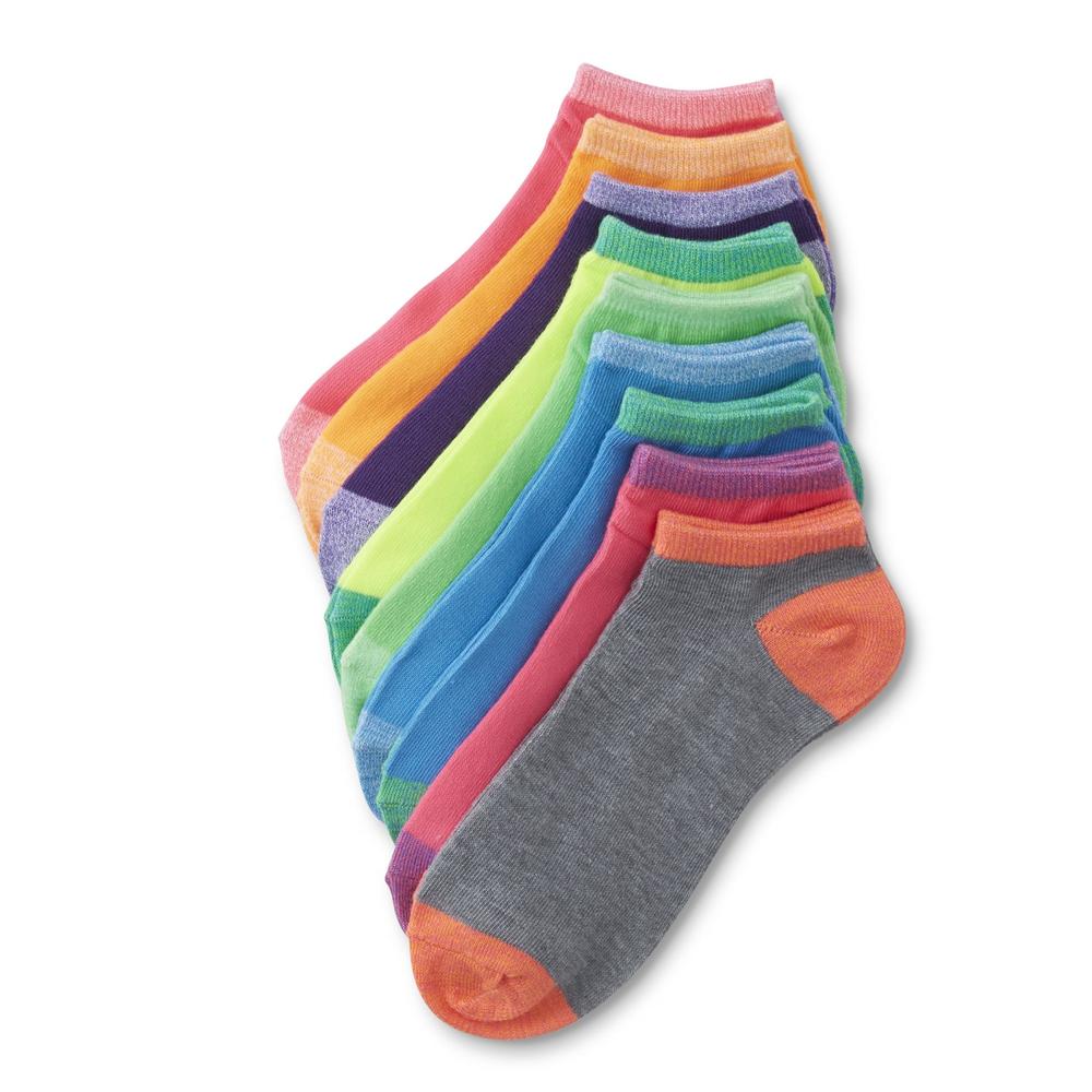 Joe Boxer Women's 9-Pairs Low-Cut Socks - Multicolored