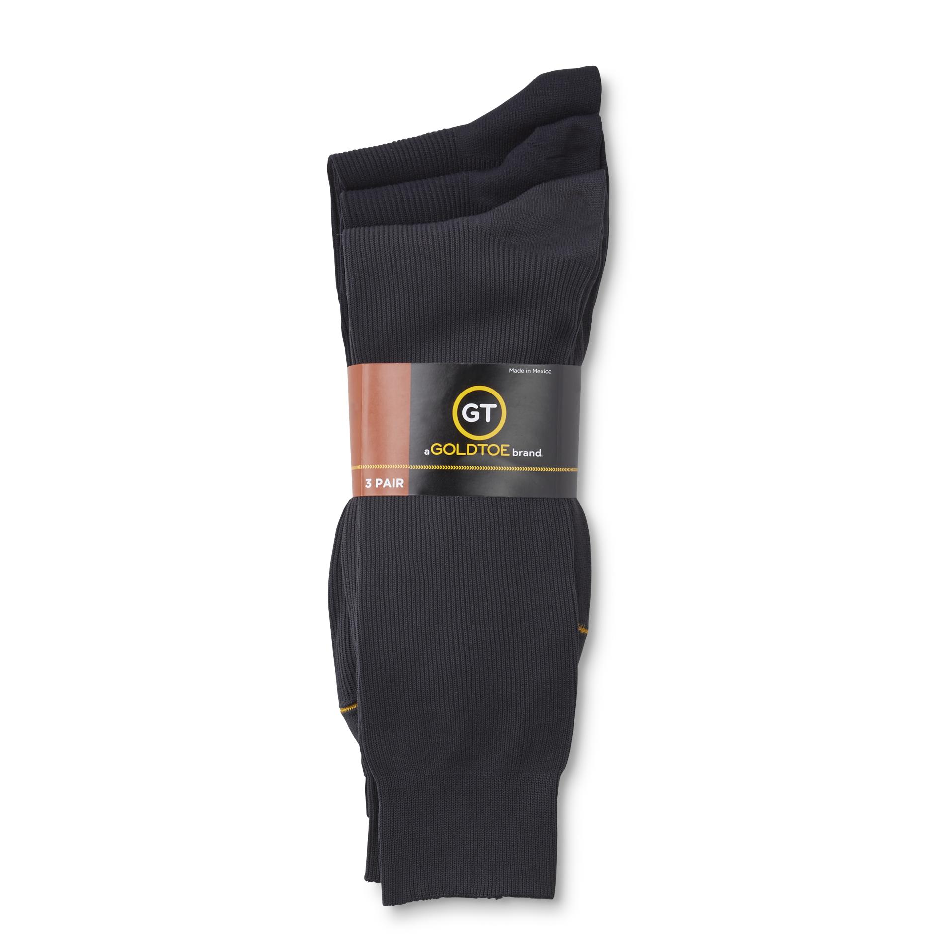 Gold Toe Men's 3-Pairs Crew Dress Socks, Size: One size, Yellow Gold Toe Men's 3-Pairs Crew Dress Socks, Size: One size, Yellow