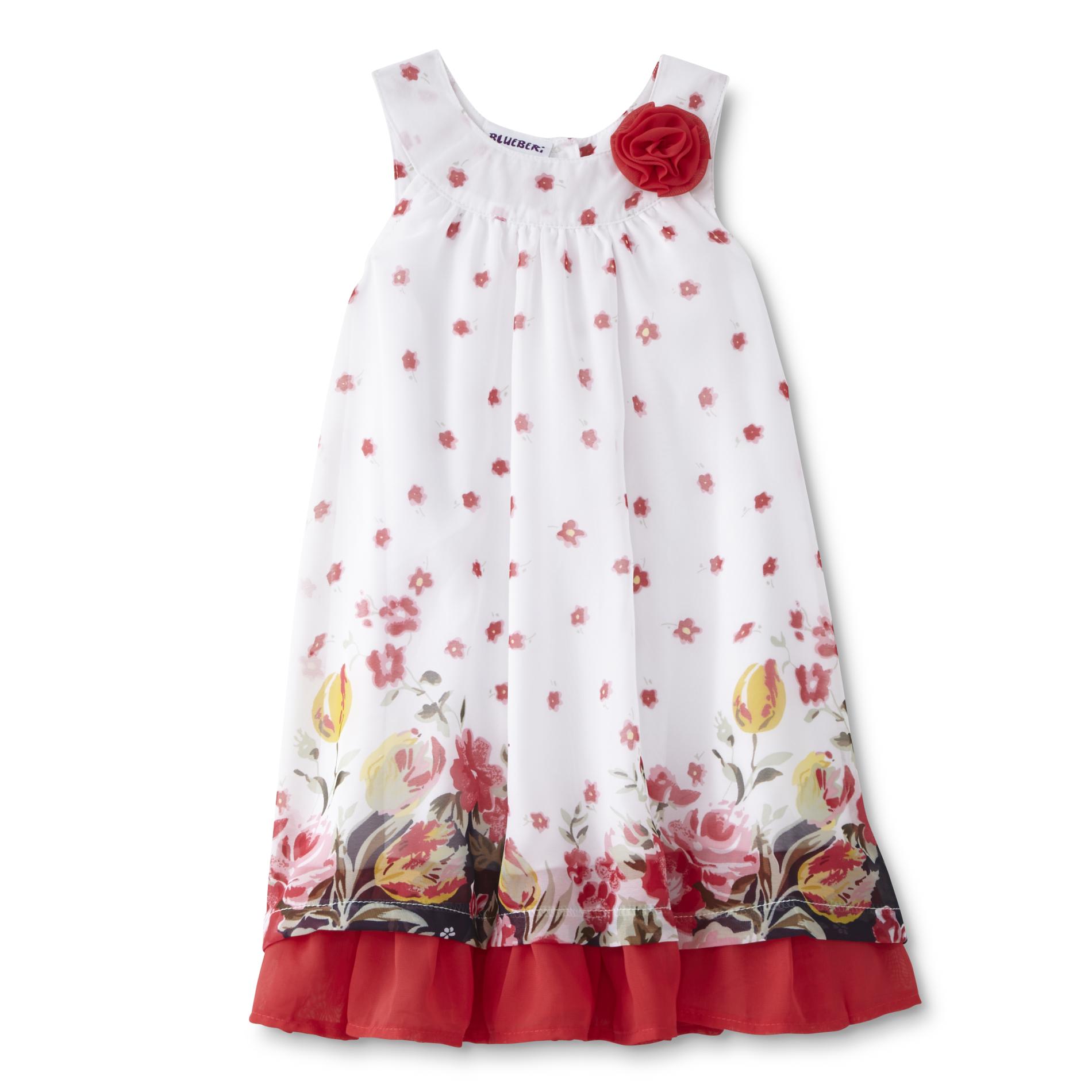 Blueberry Boulevard Infant & Toddler Girls' Halter Dress - Floral