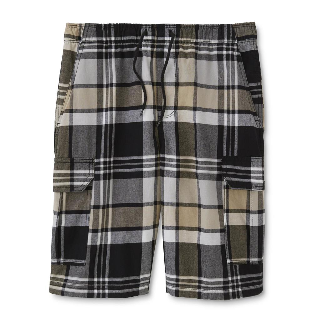 Simply Styled Boys' Cargo Shorts - Plaid