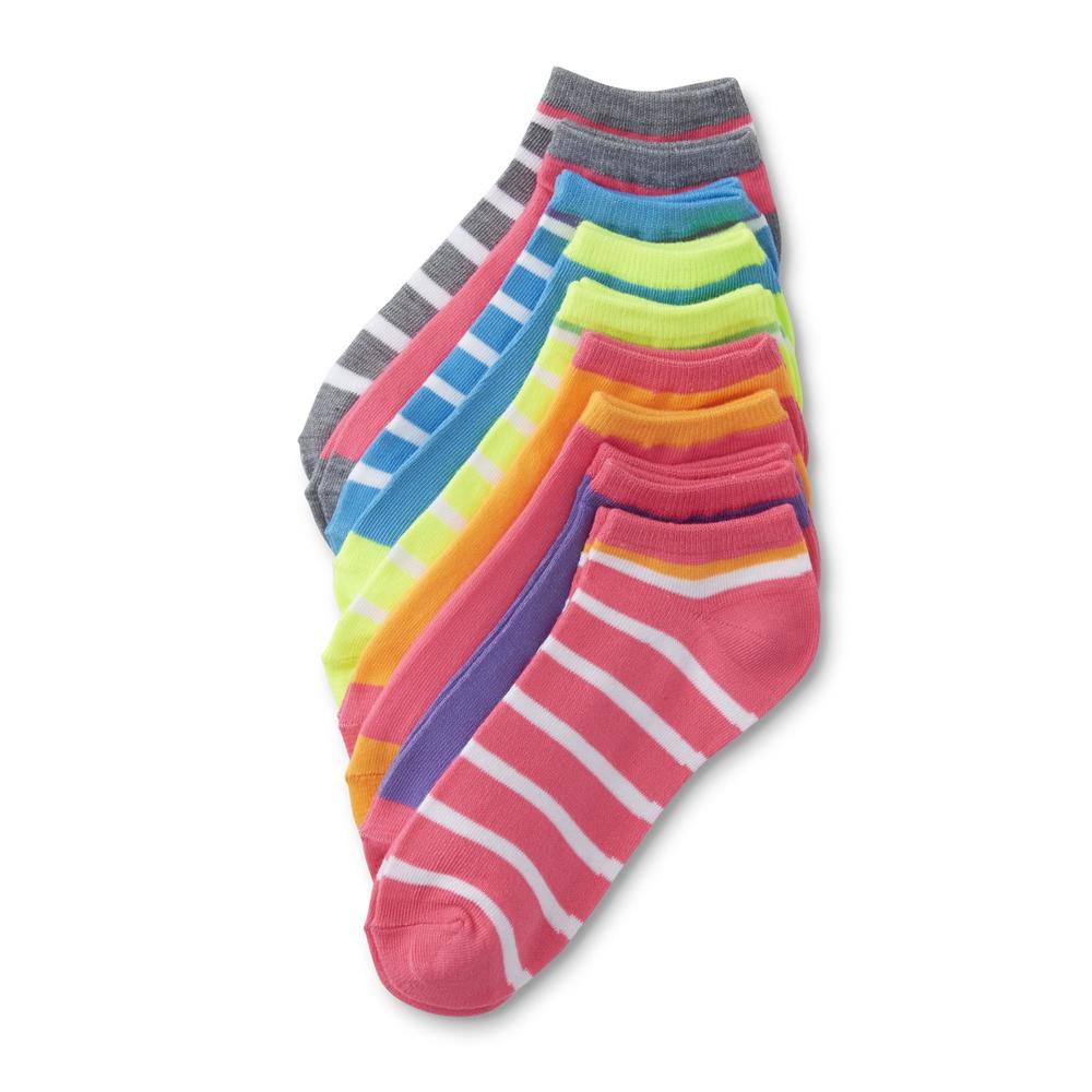 Joe Boxer Women's 9-Pairs Low-Cut Socks - Striped