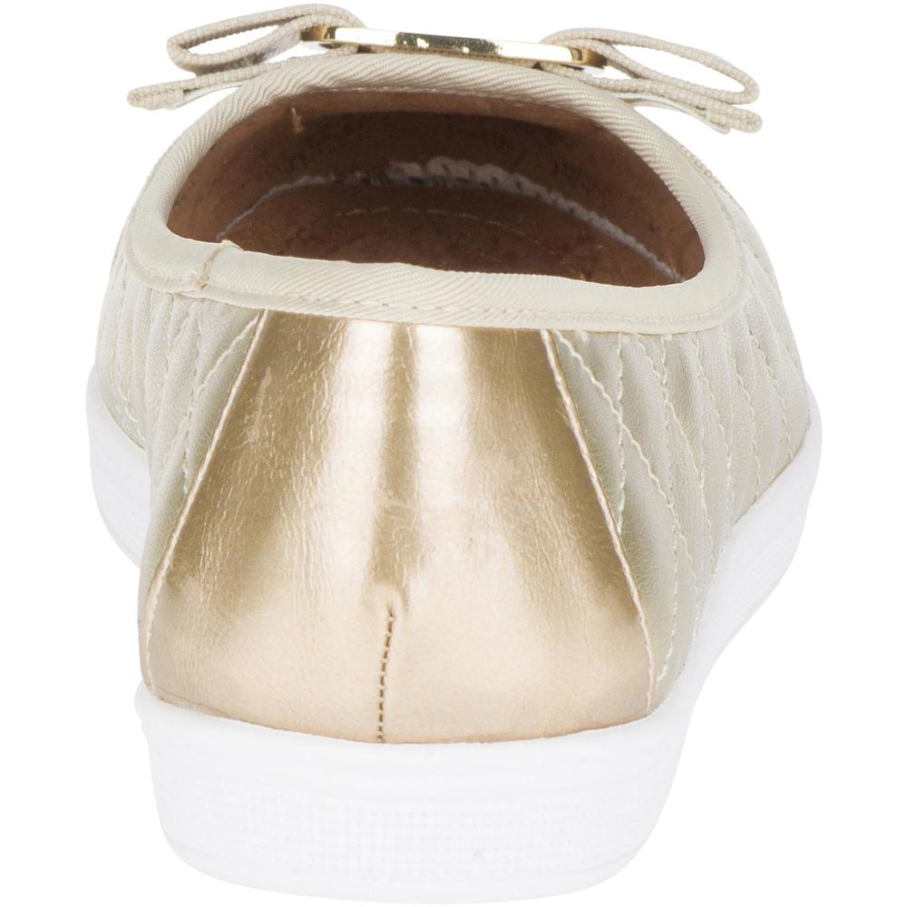 Soft Style by Hush Puppies Women's Faeth Quilted Ballet Flat - Gold