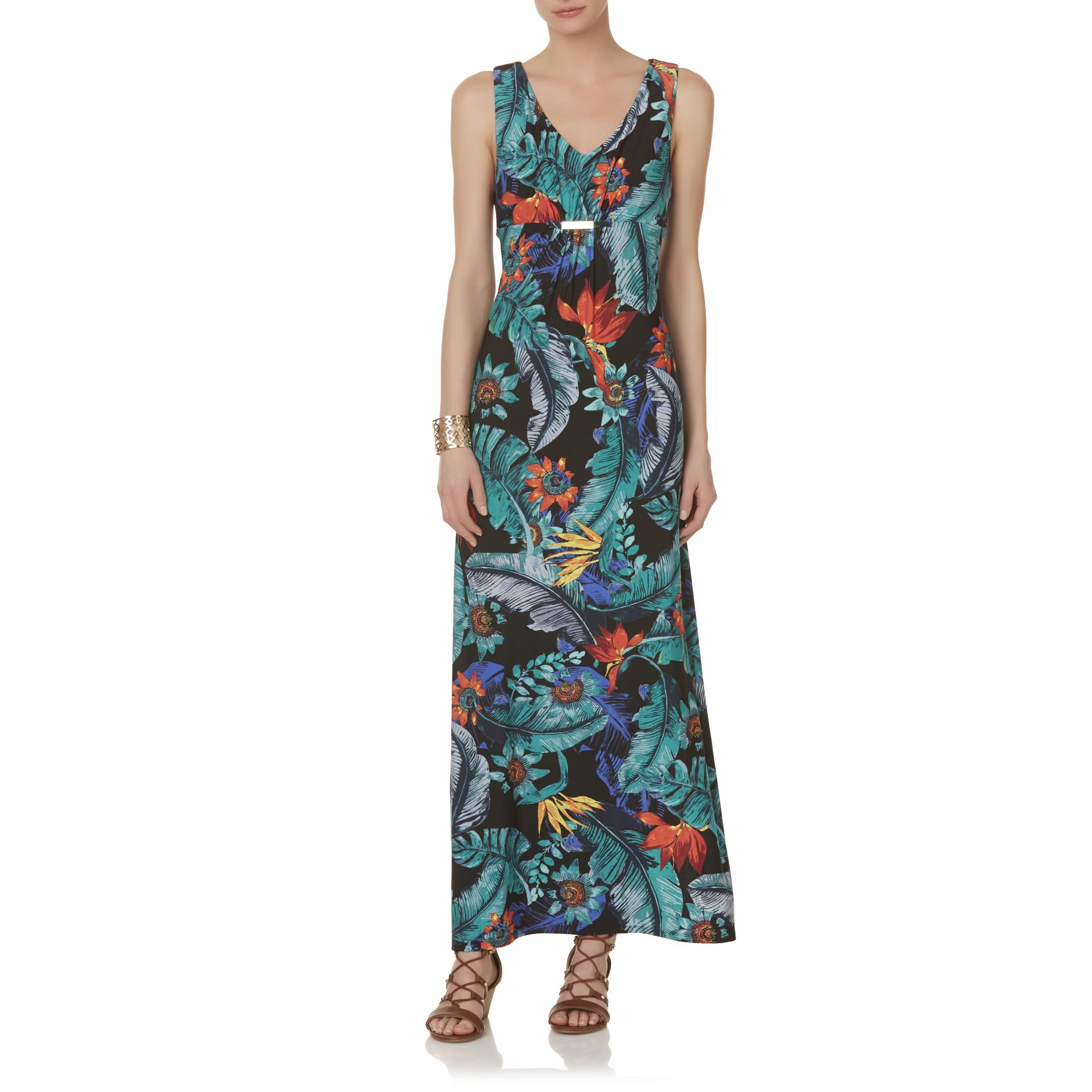 Simply Styled Petites' Sleeveless Maxi Dress - Floral