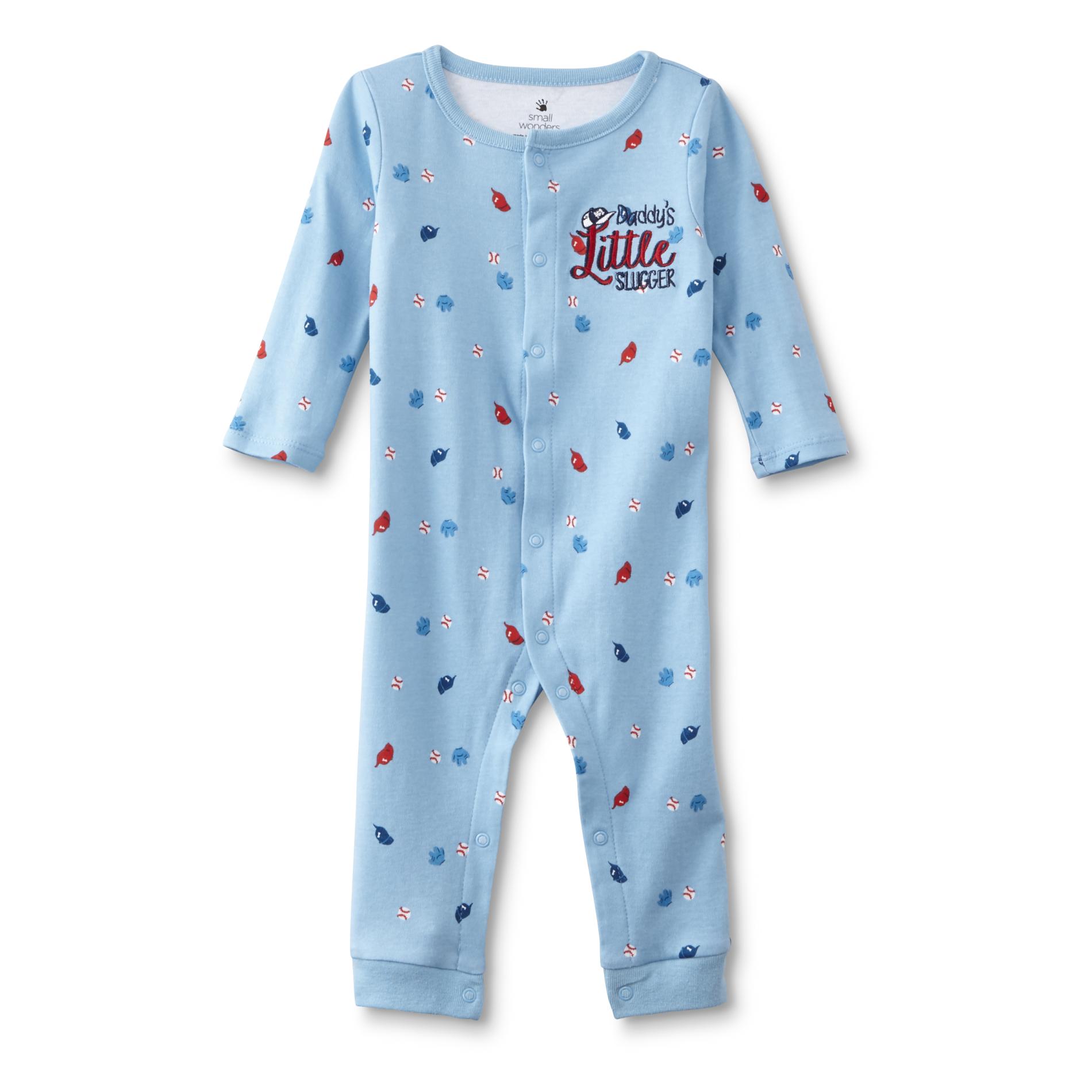 Small Wonders Newborn Boys' Sleep & Play Pajamas - Baseball