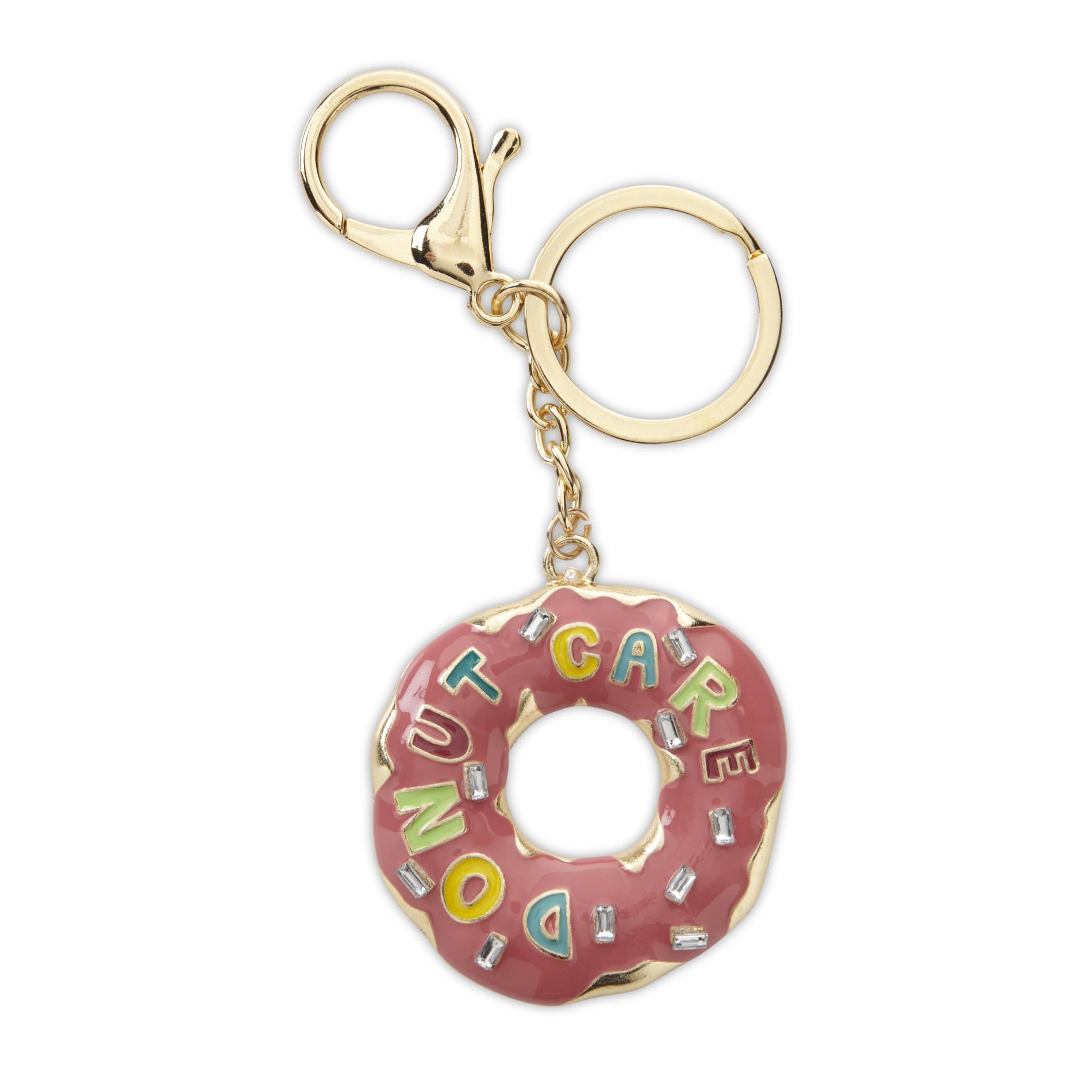 Women's Goldtone Donut Key Ring Women's Goldtone Donut Key Ring
