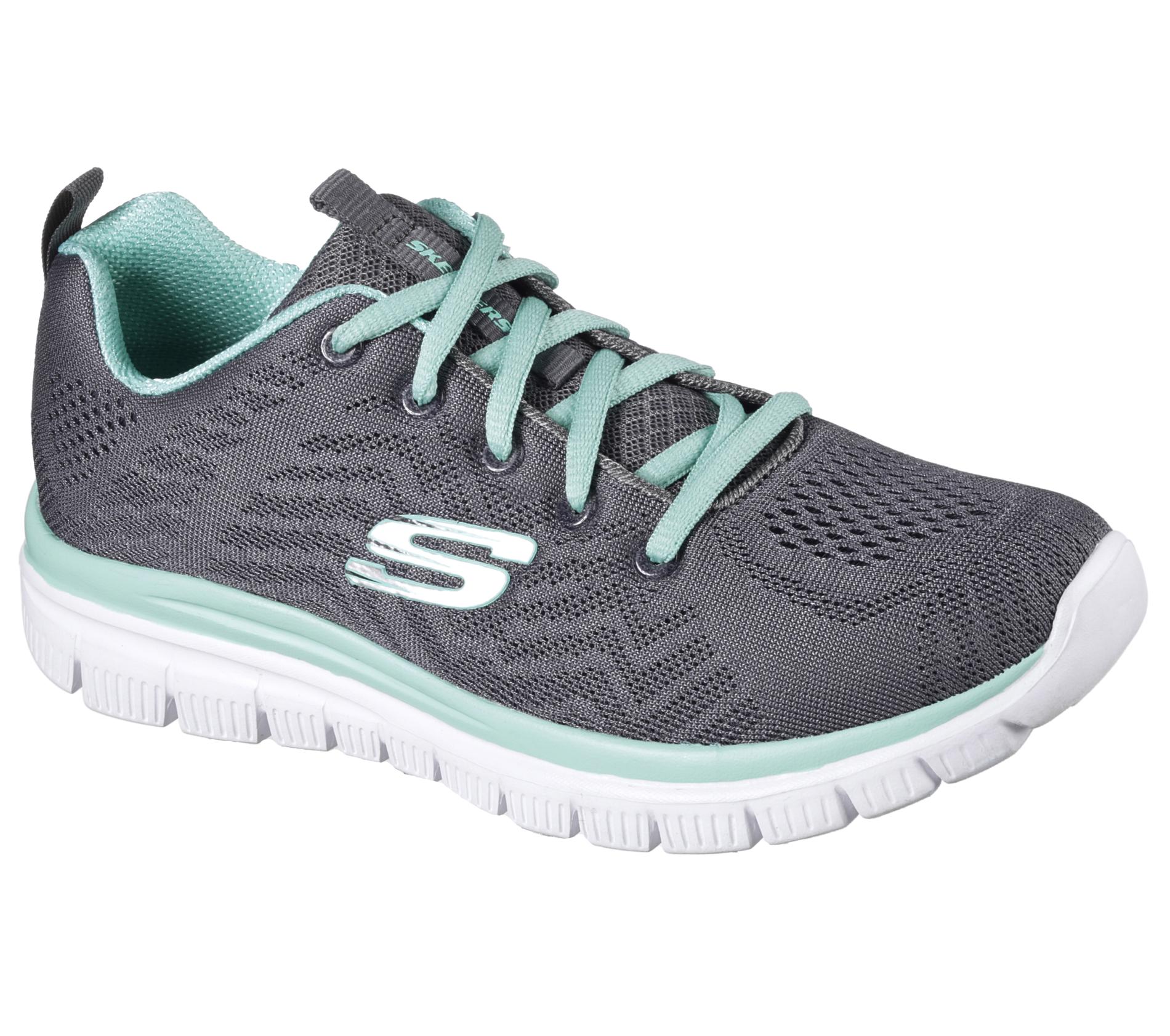 Skechers Women s Graceful Sneaker Gray Skechers Women s Graceful Sneaker Gray