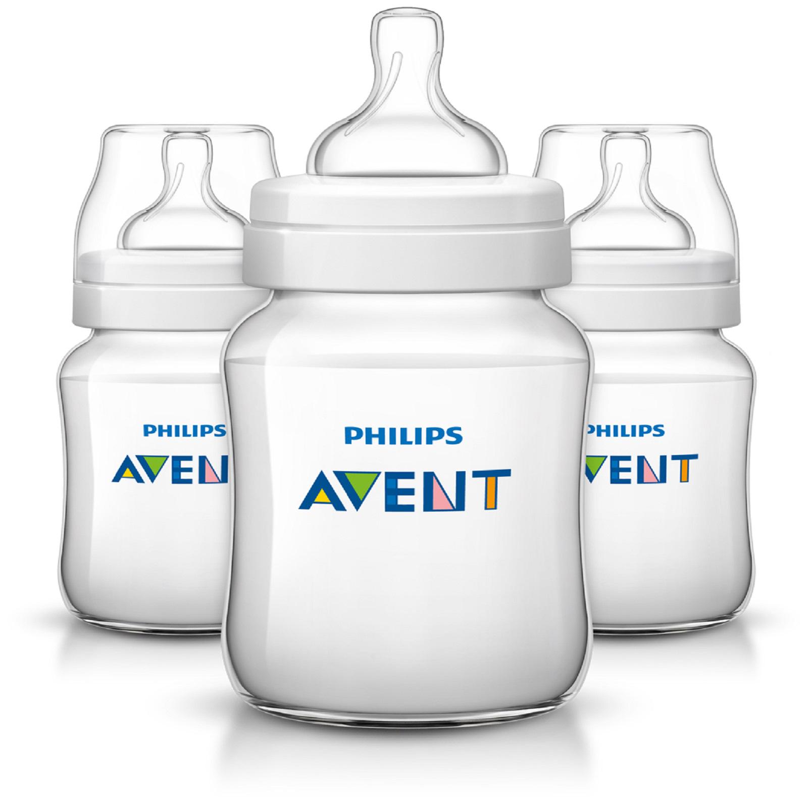 Philips 3-Pack 9-Ounce Anti-Colic Baby Bottles