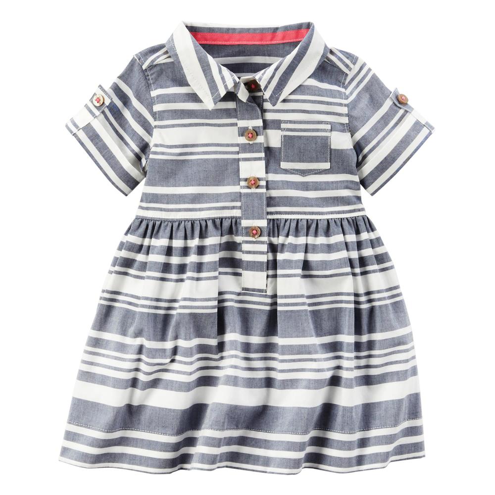 Carter's Newborn & Infant Girls' Shirtdress - Striped