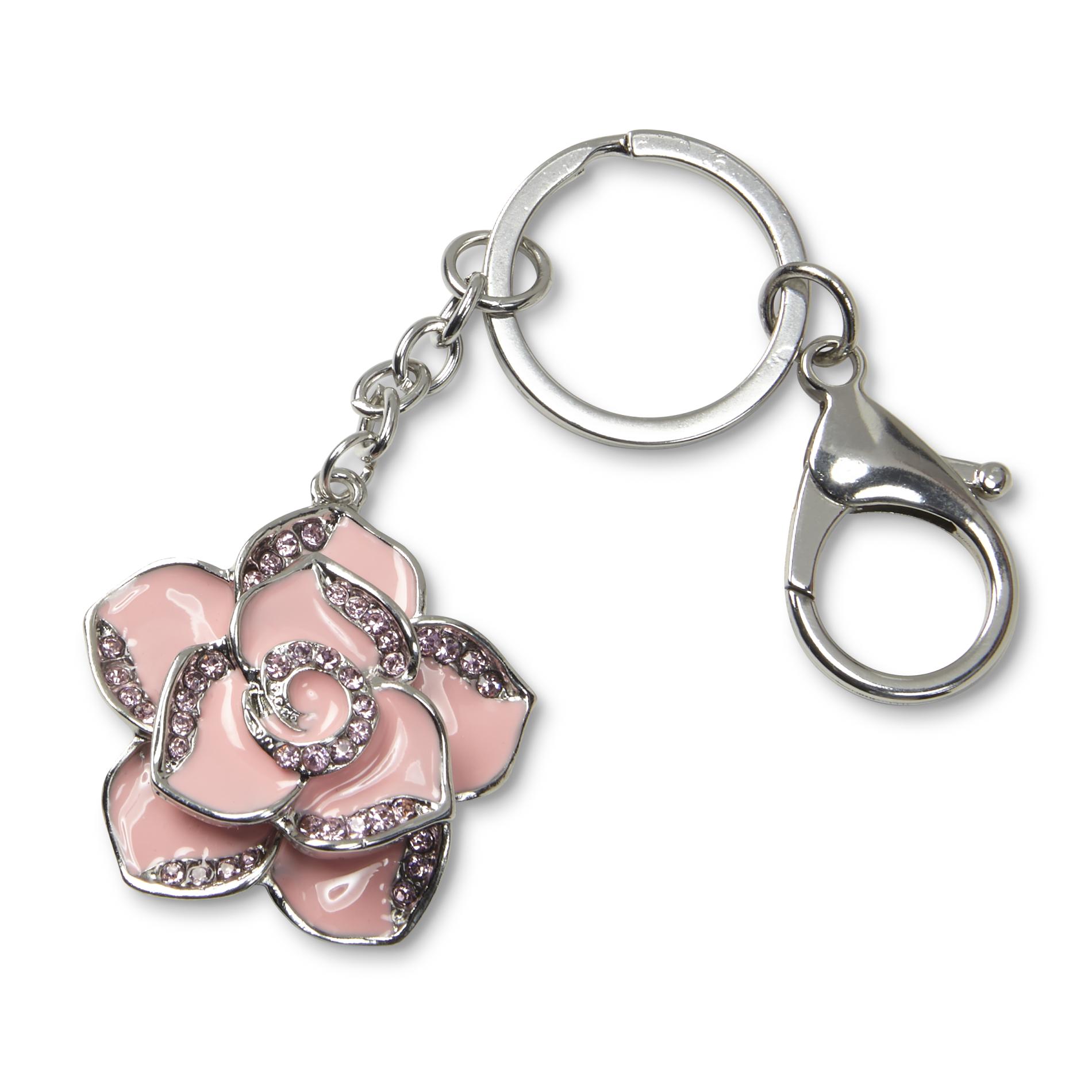 Women's Embellished Flower Keychain Women's Embellished Flower Keychain