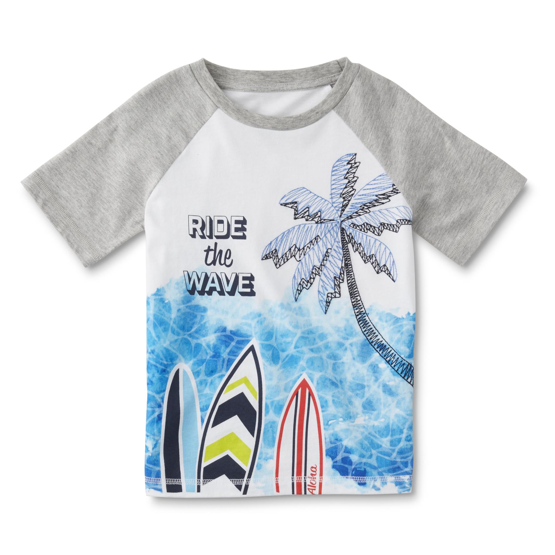 Toughskins Infant & Toddler Boys' Graphic T-Shirt - Ride the Wave