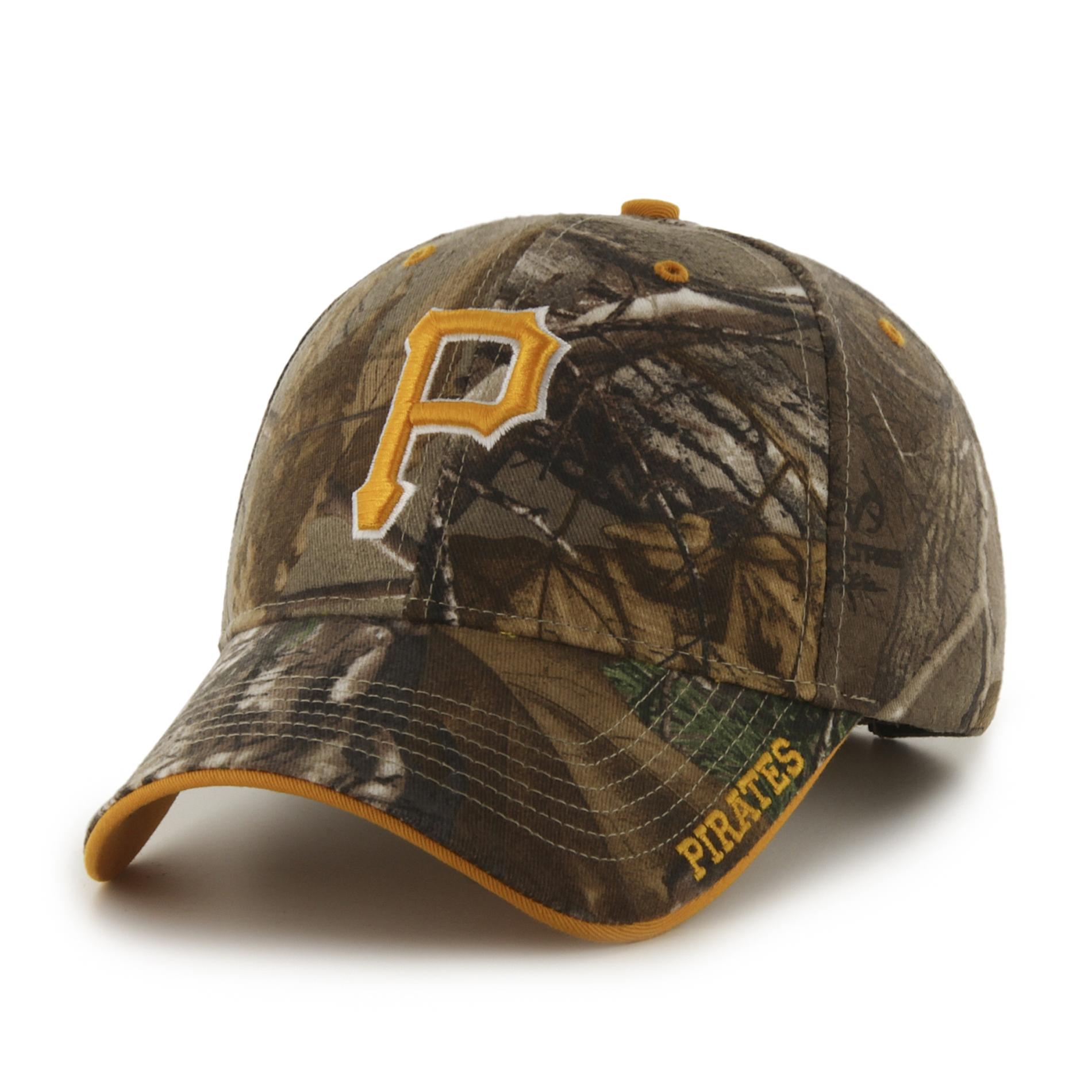 MLB Men's Camouflage Baseball Hat - Pittsburgh Pirates, Green MLB Men's Camouflage Baseball Hat - Pittsburgh Pirates, Green