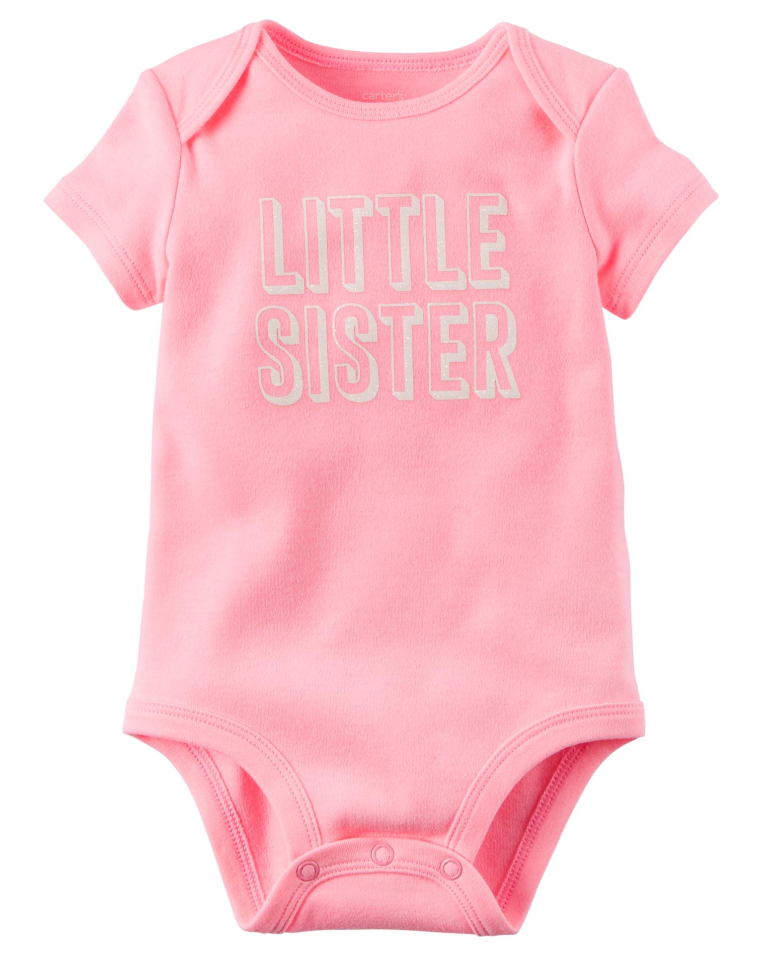 Carter's Newborn & Infant Girls' Bodysuit - Little Sister