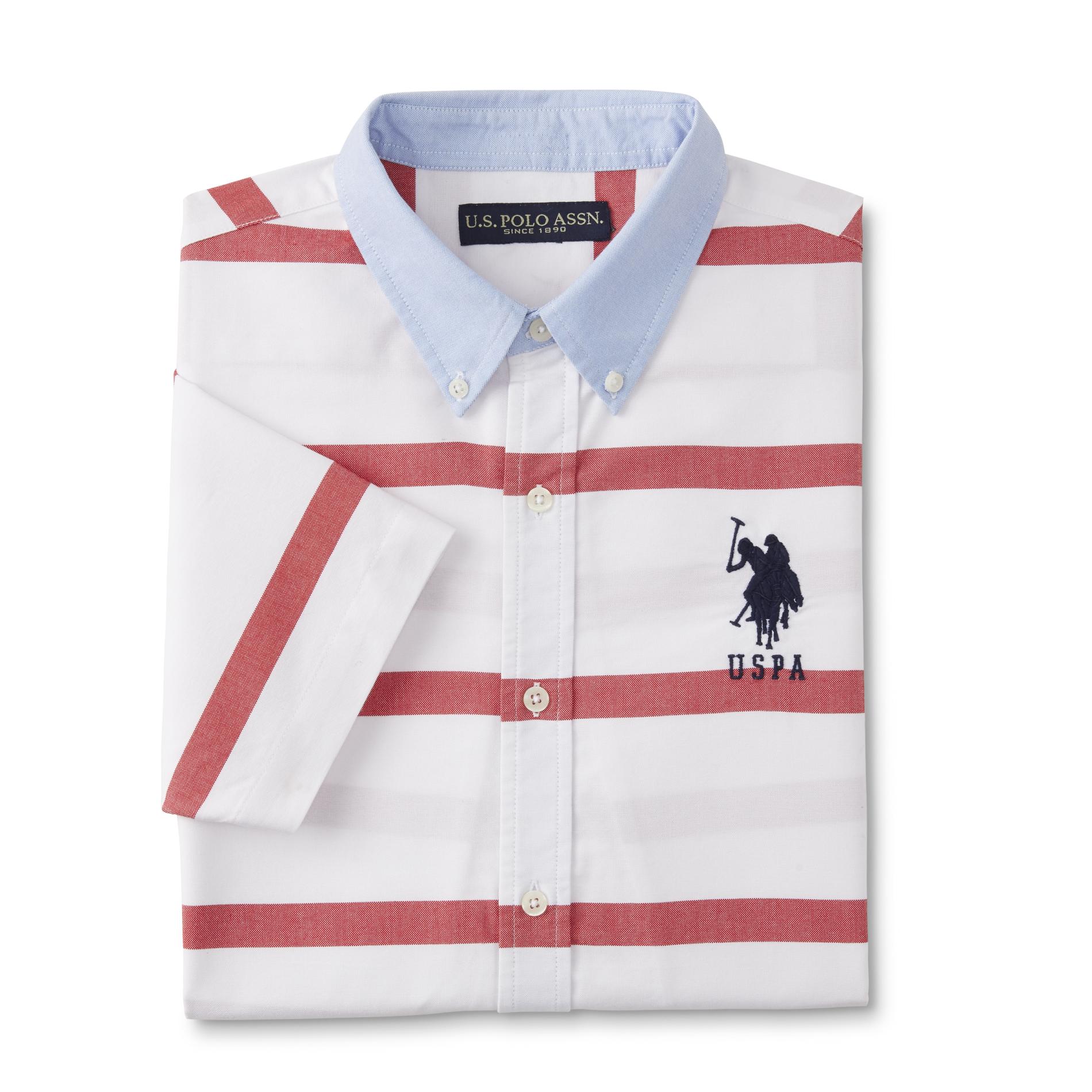 U.S. Polo Assn. Men's Slim Fit Sport Shirt - Striped
