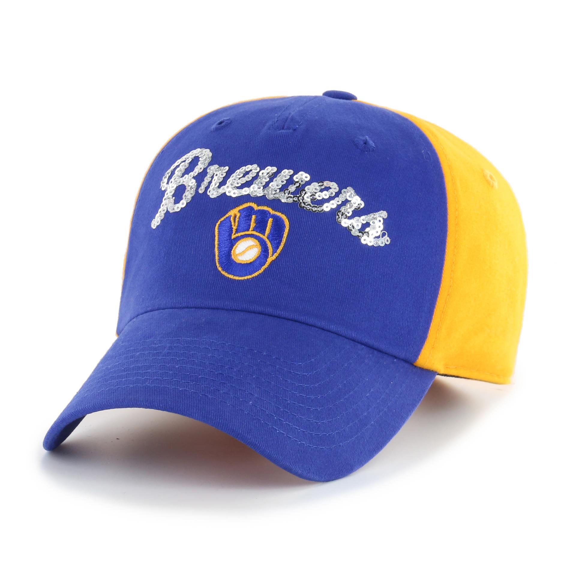MLB Women's Sparkle Baseball Hat - Milwaukee Brewers MLB Women's Sparkle Baseball Hat - Milwaukee Brewers