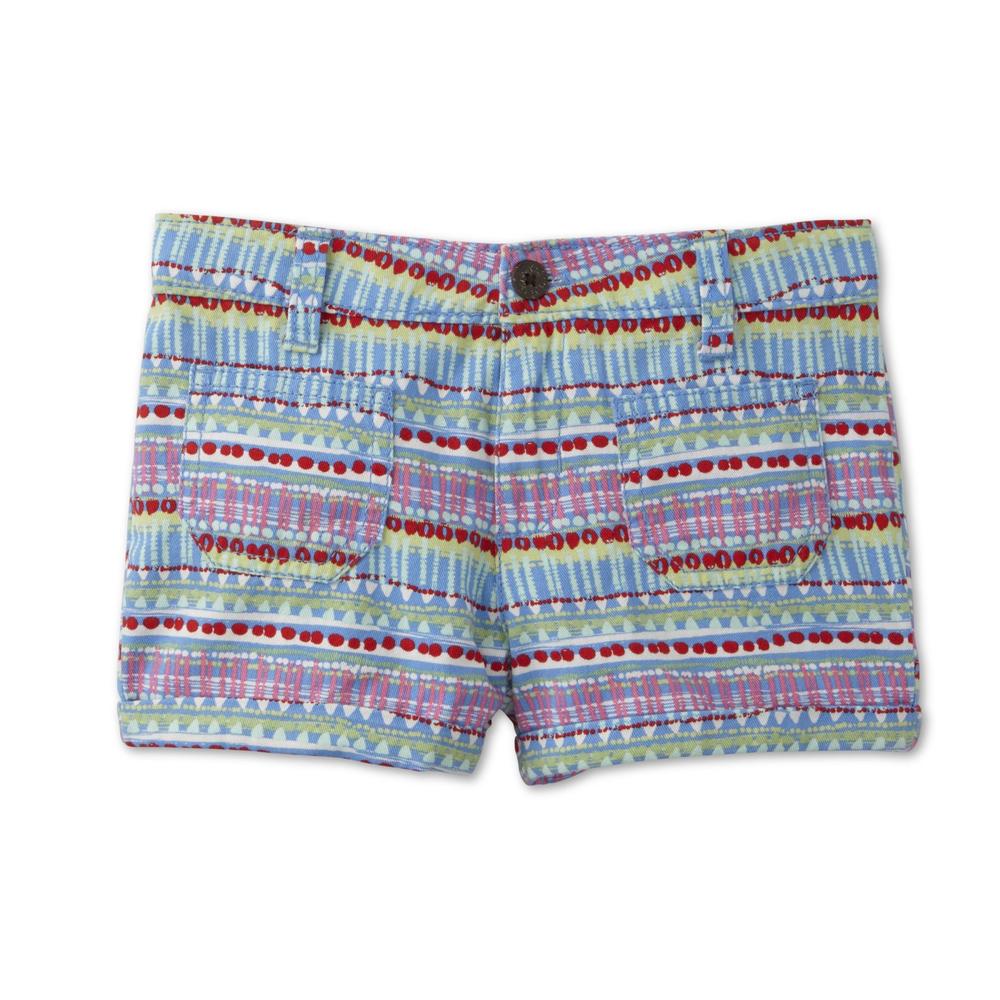 Toughskins Infant & Toddler Girls' Twill Shorts - Striped