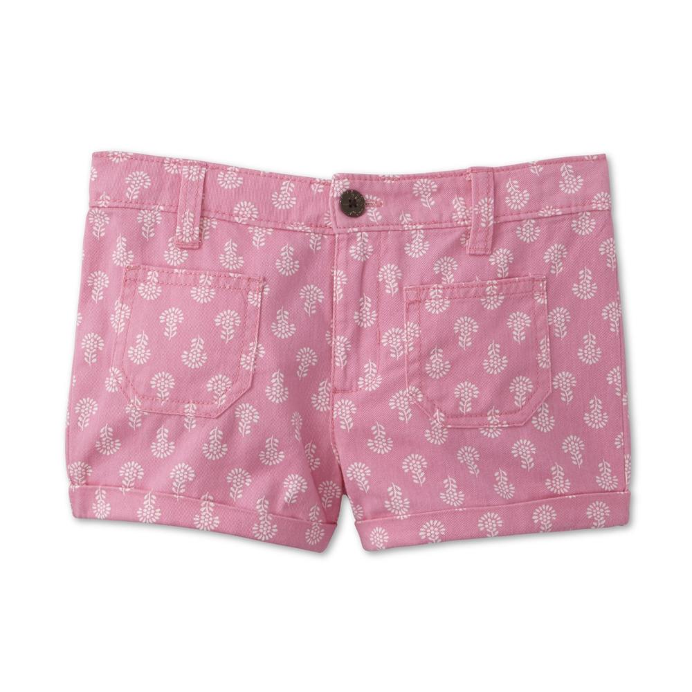 Toughskins Infant & Toddler Girls' Twill Shorts - Floral